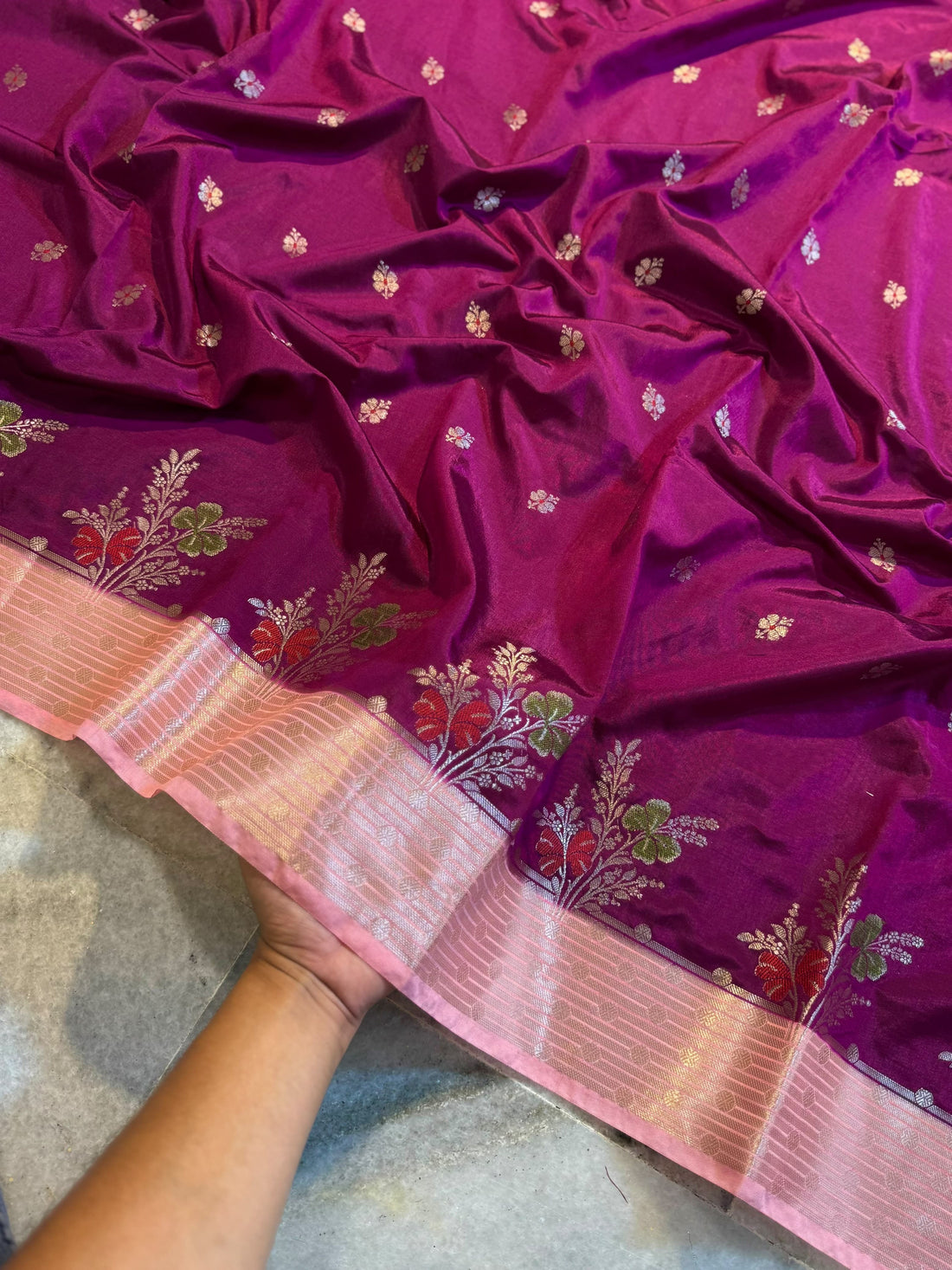 Banarasi semi silk Sarees