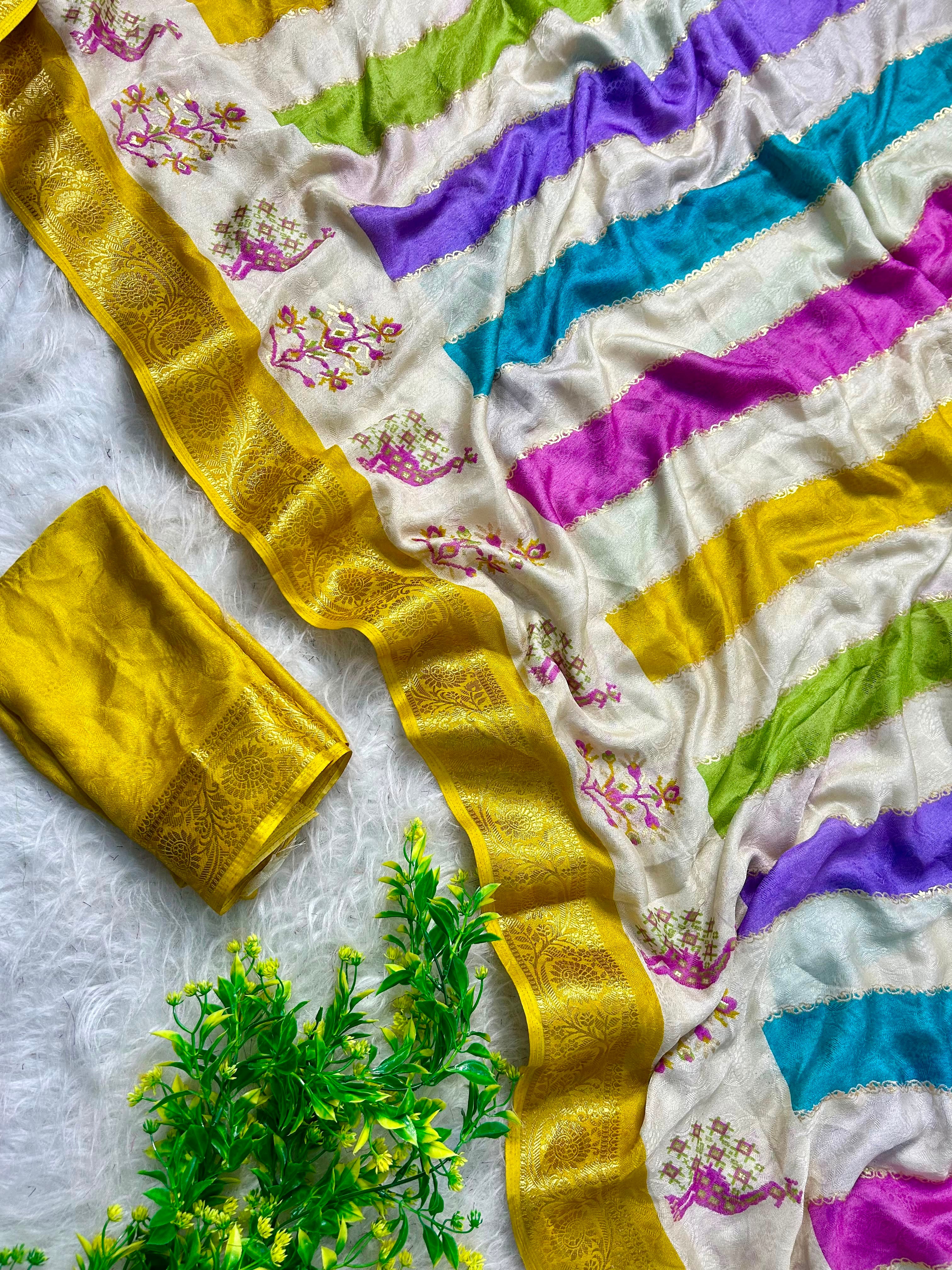 Budget Sarees in Marsh mallow