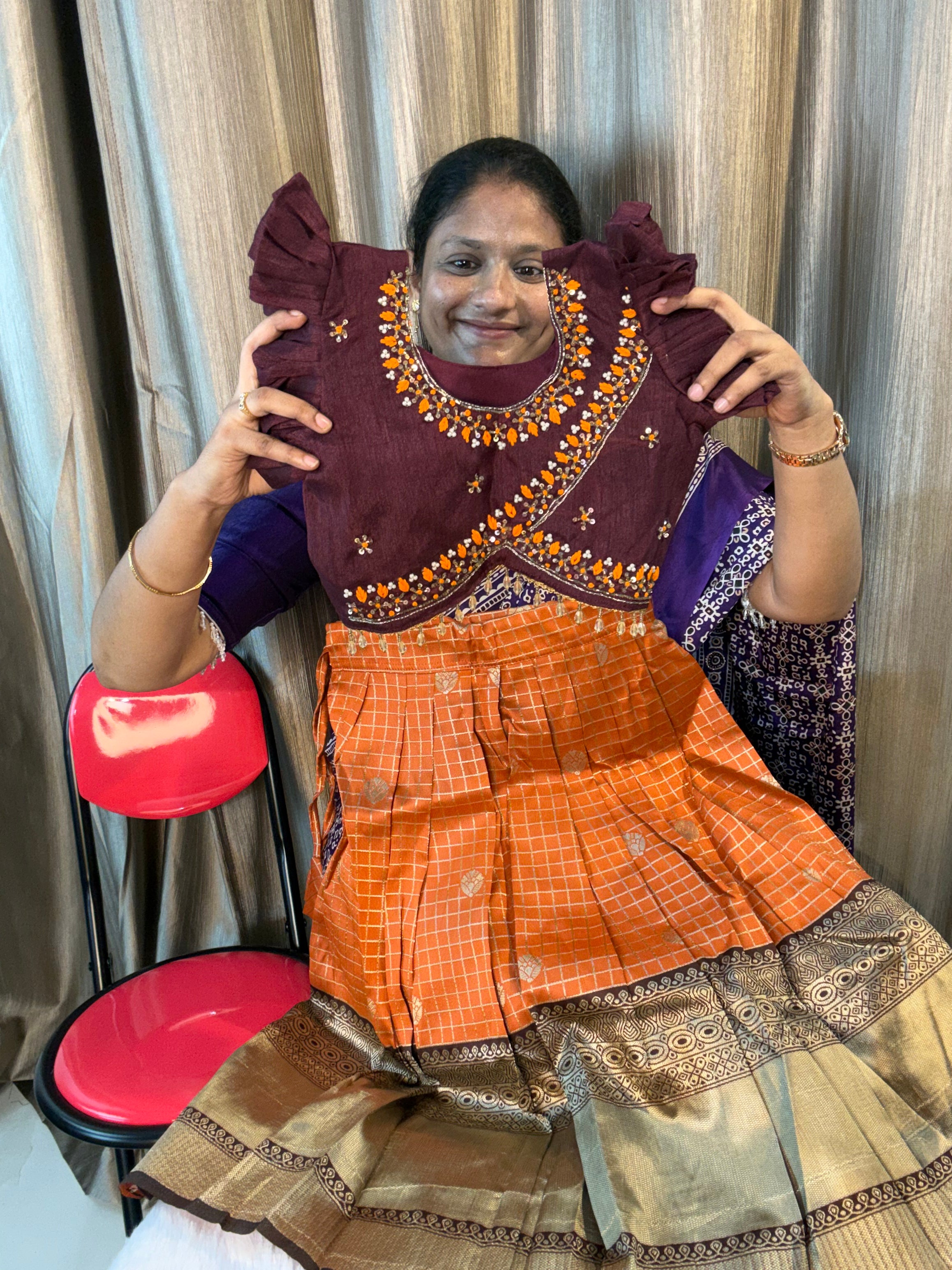Chamanthi : Kids Lehenga