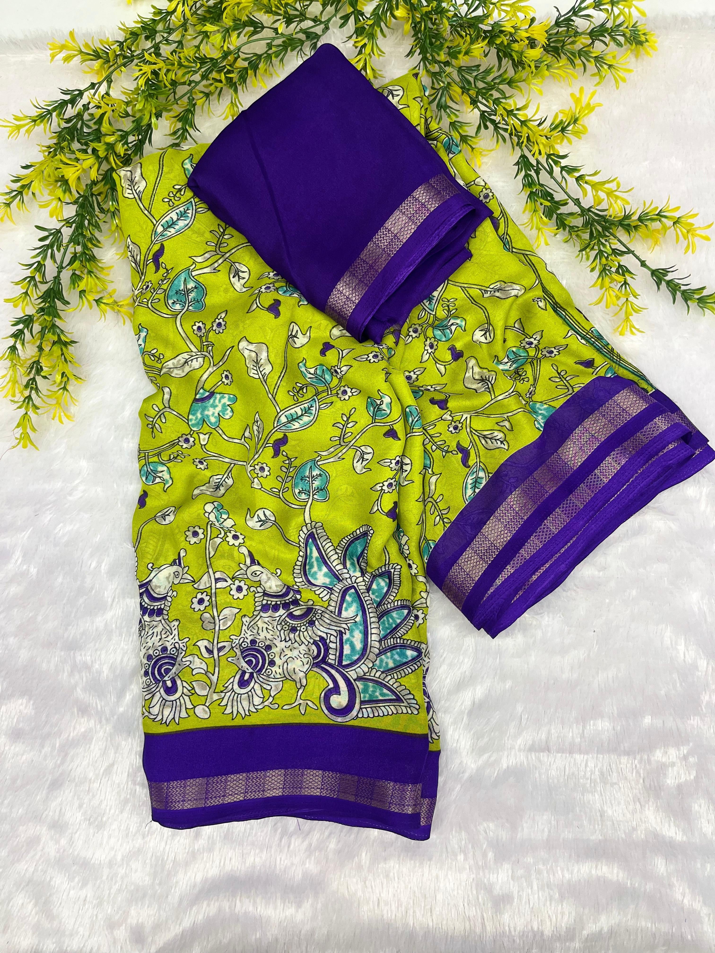 Soft Marsh mallow saree