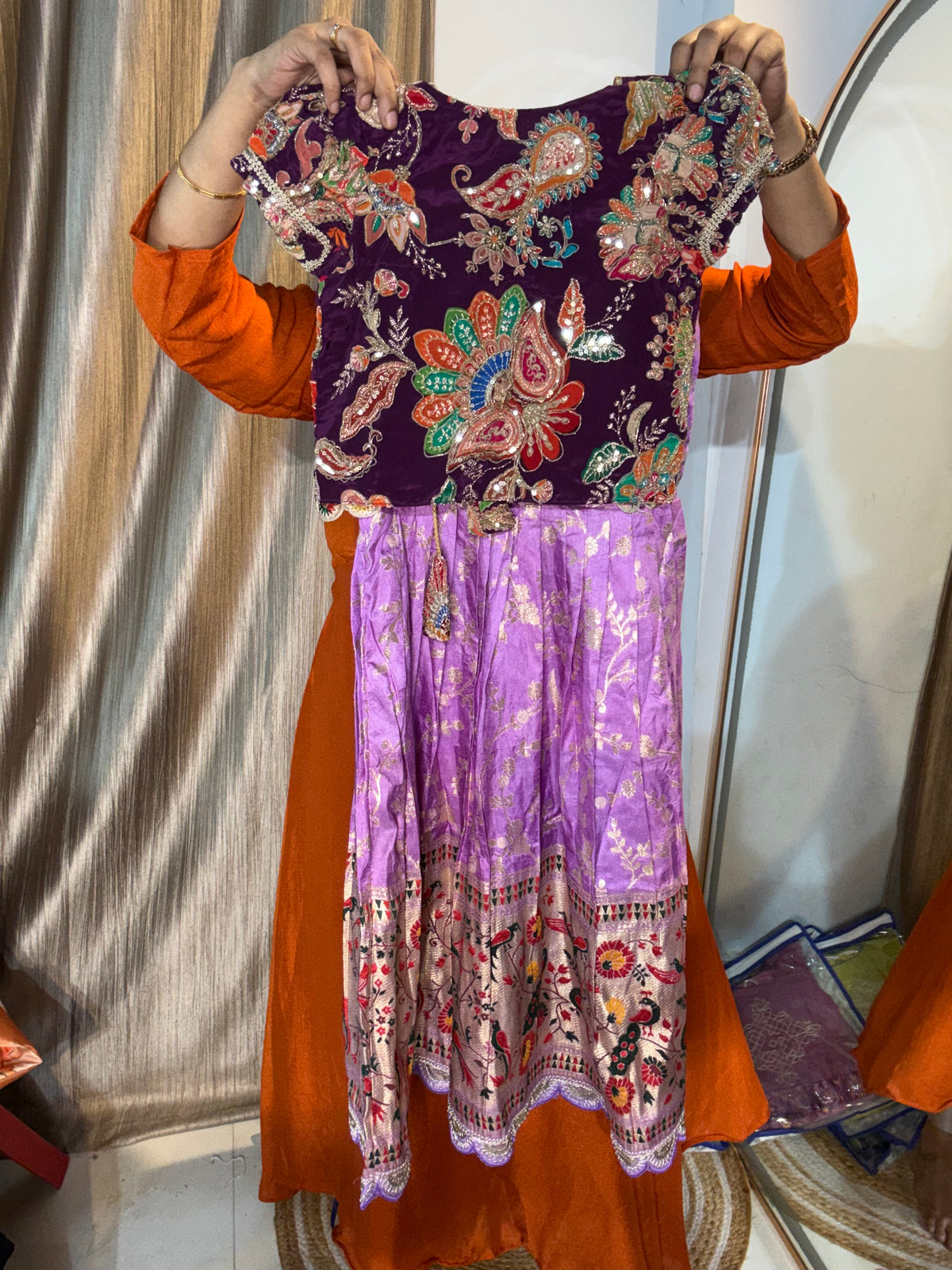 Chilakamma Frocks : 2 in one