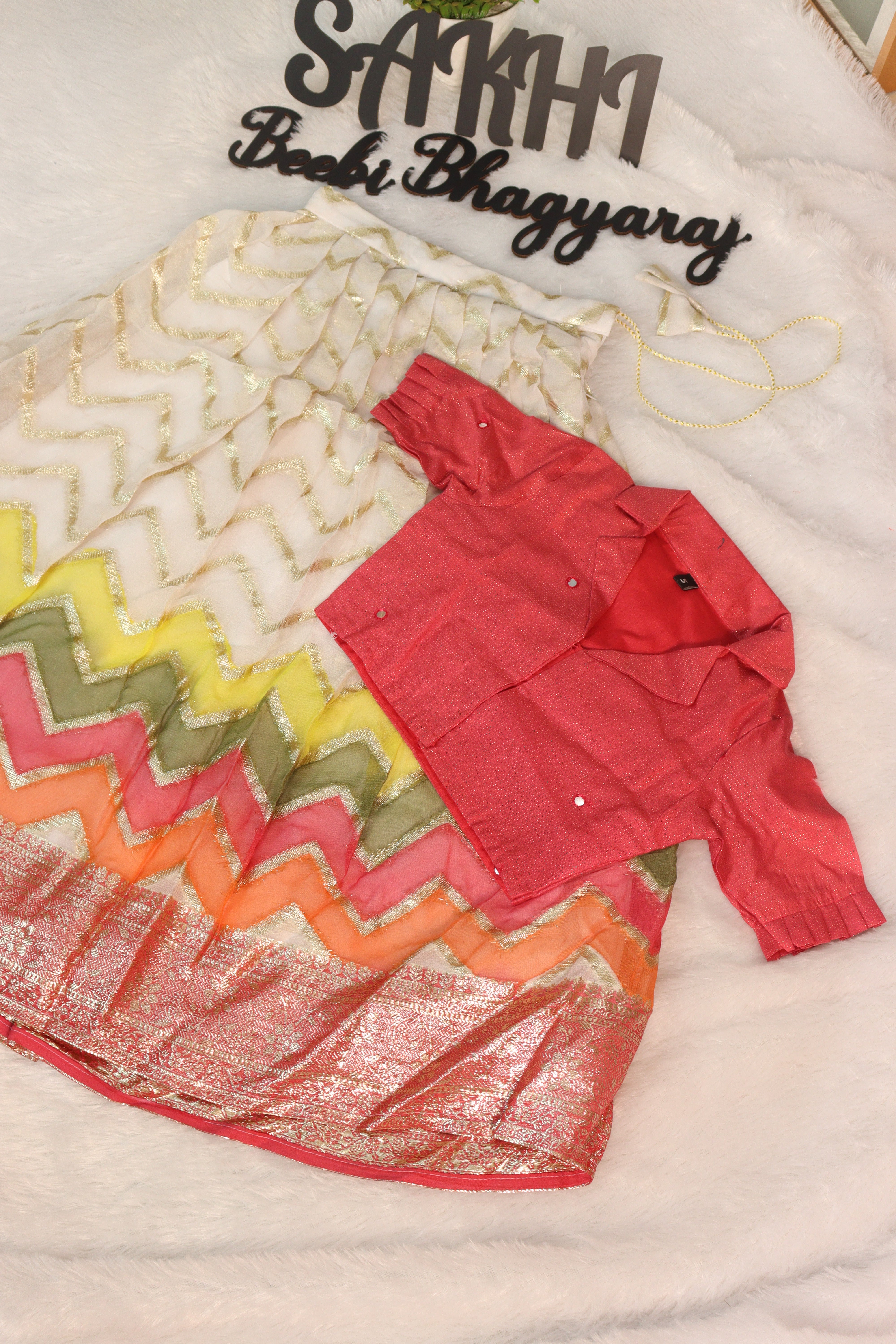 Fusion - Indo-western kids Lehenga
