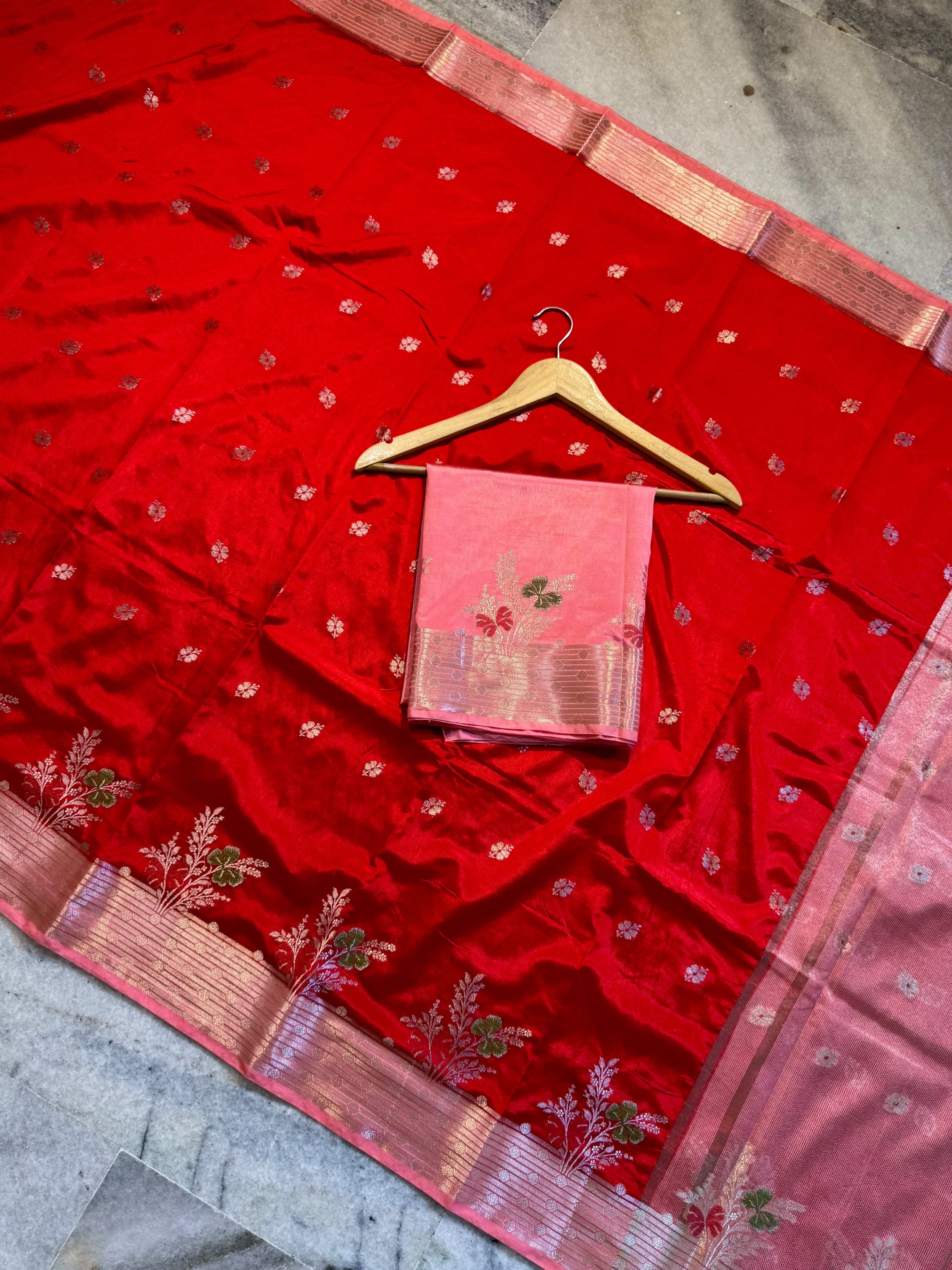 Banarasi semi silk Sarees