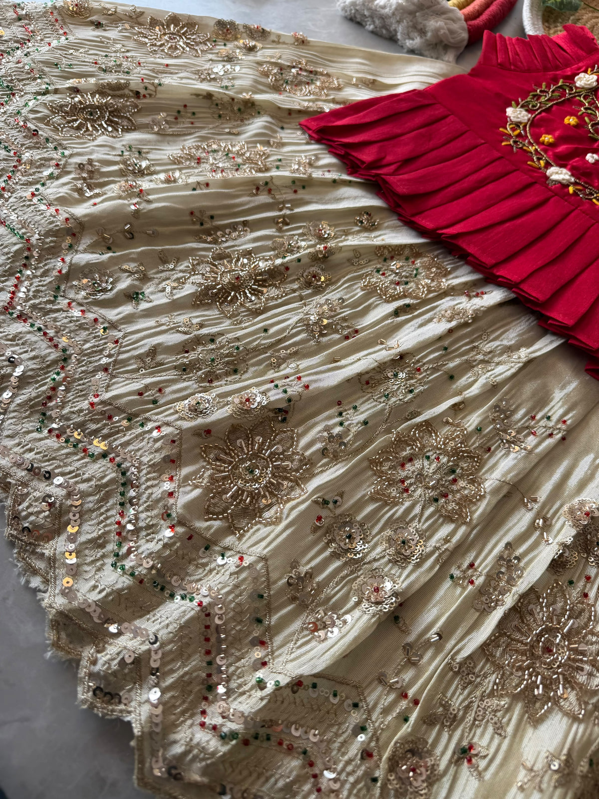 Ohani : Kids Lehenga Handworked