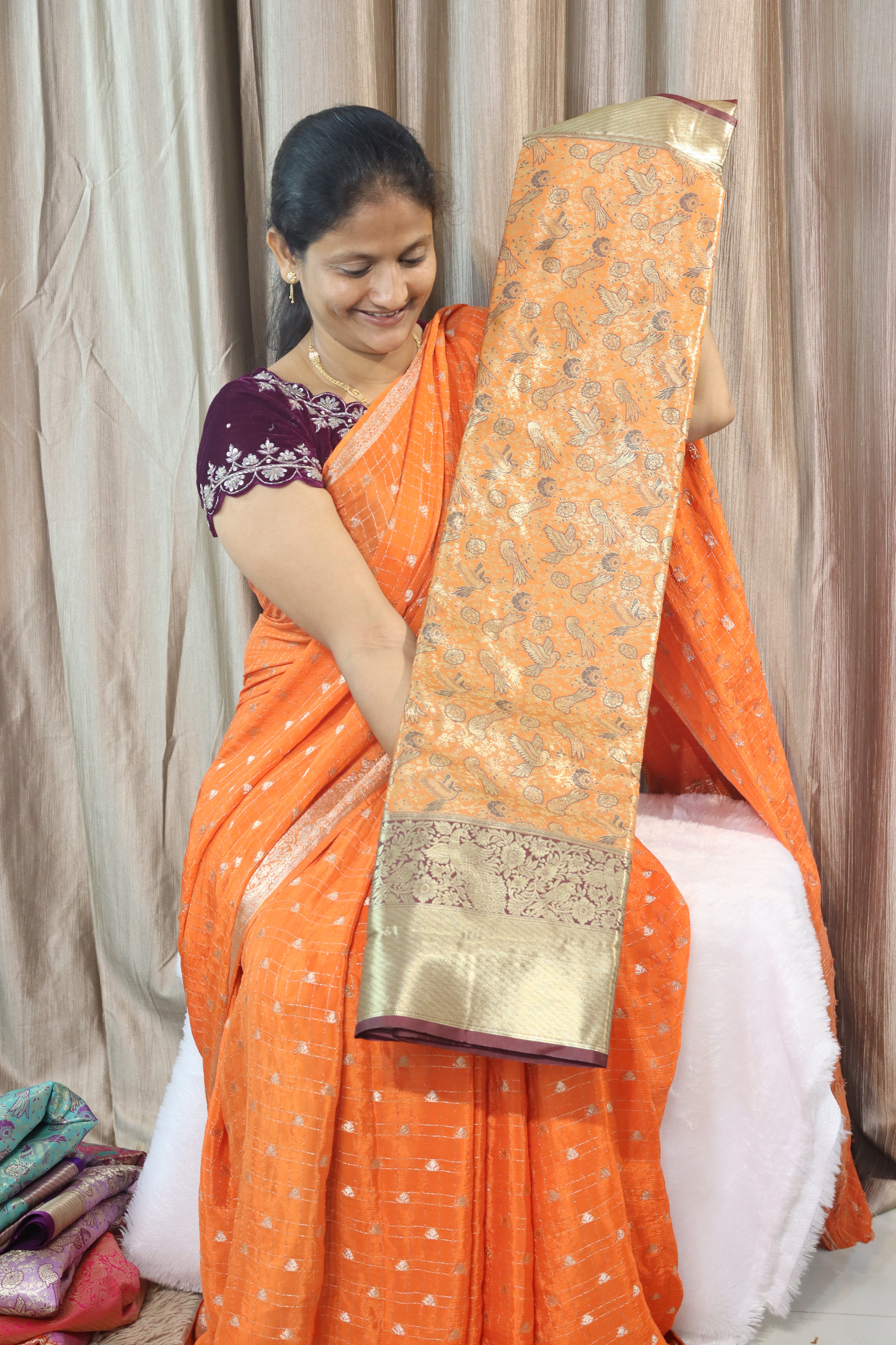 Kaveri : Semi Pattu sarees