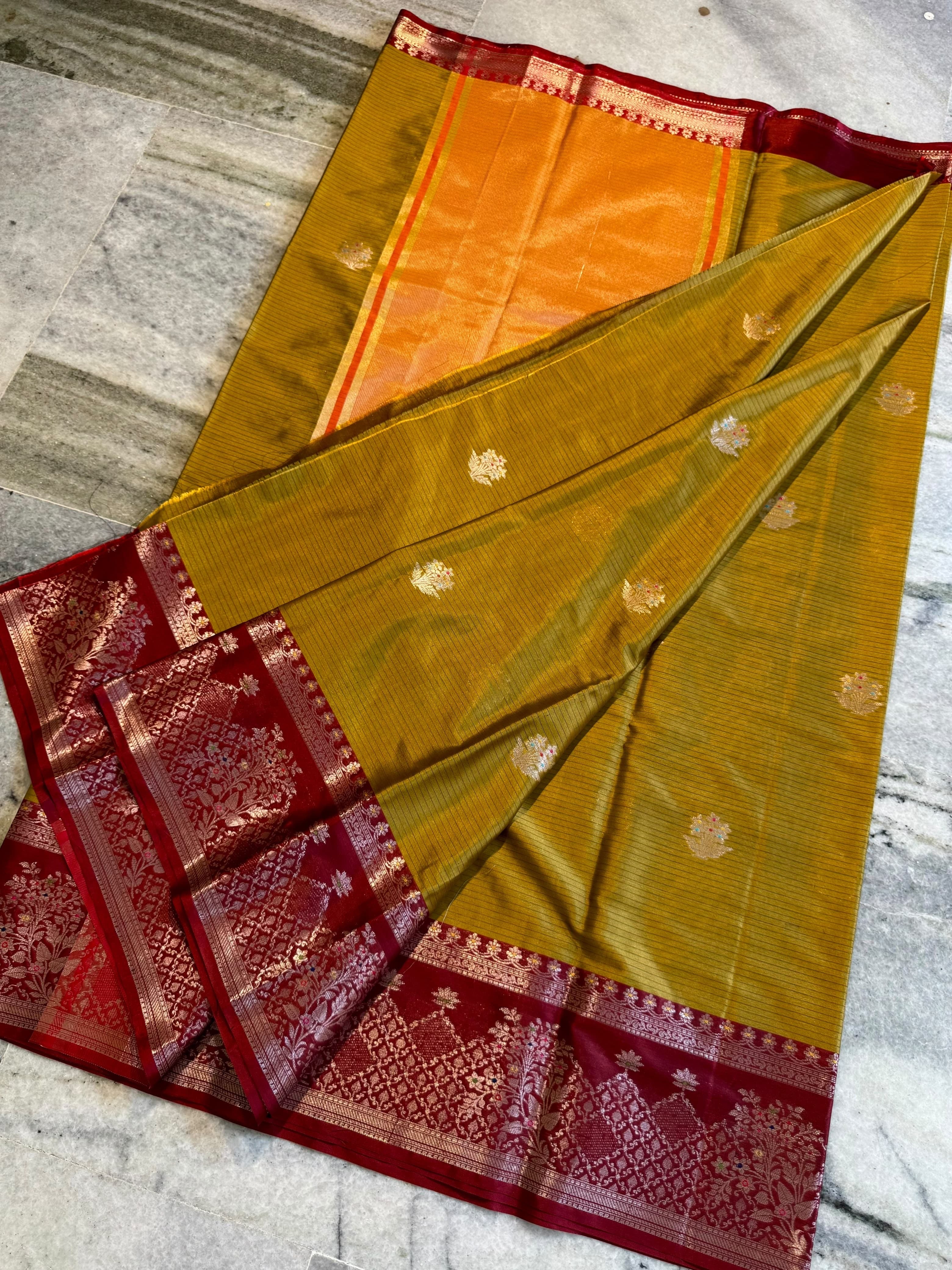 Banarasi chiniya silk saree
