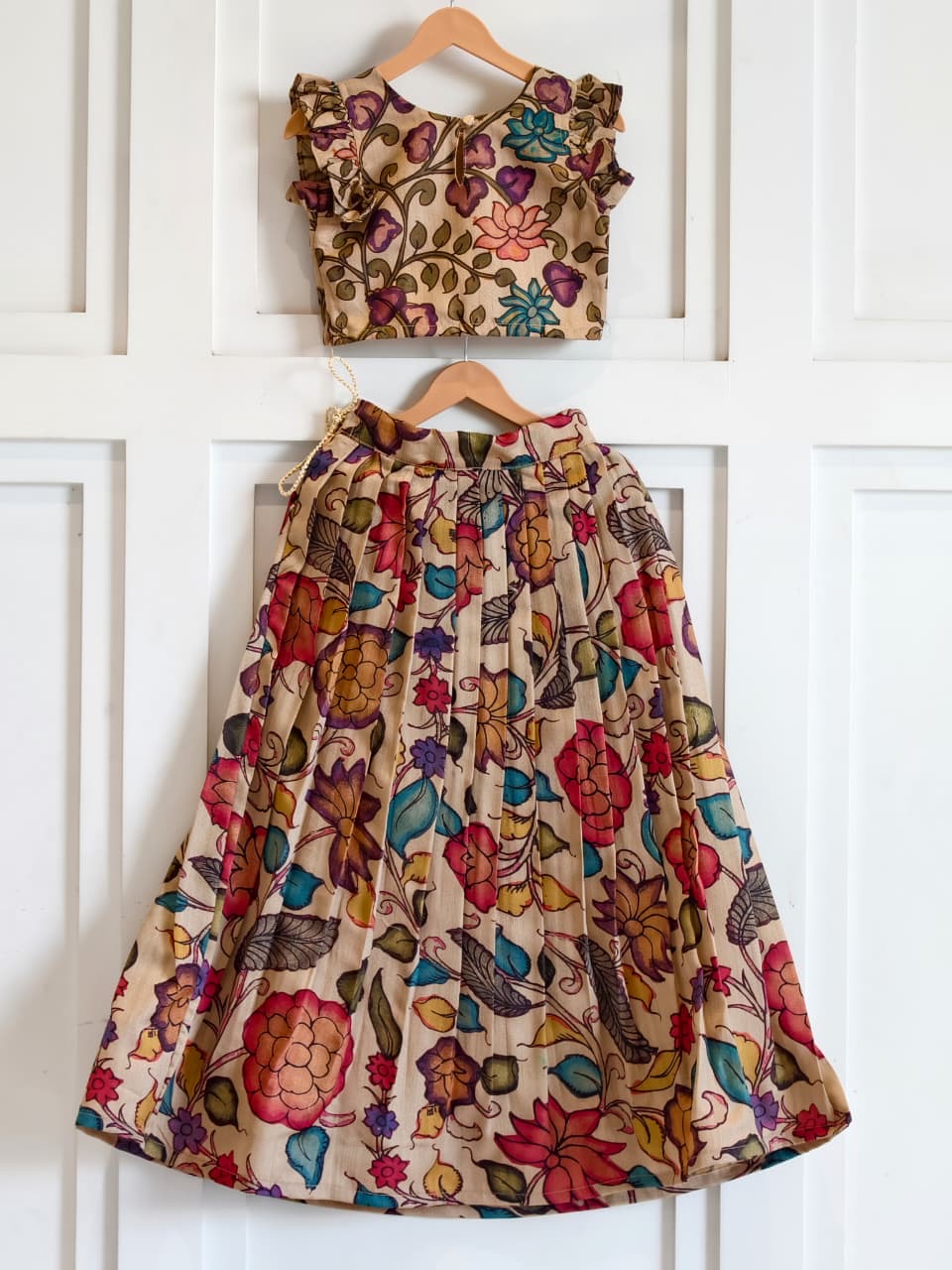 Kalamkari Kids Lehenga 💕🥰