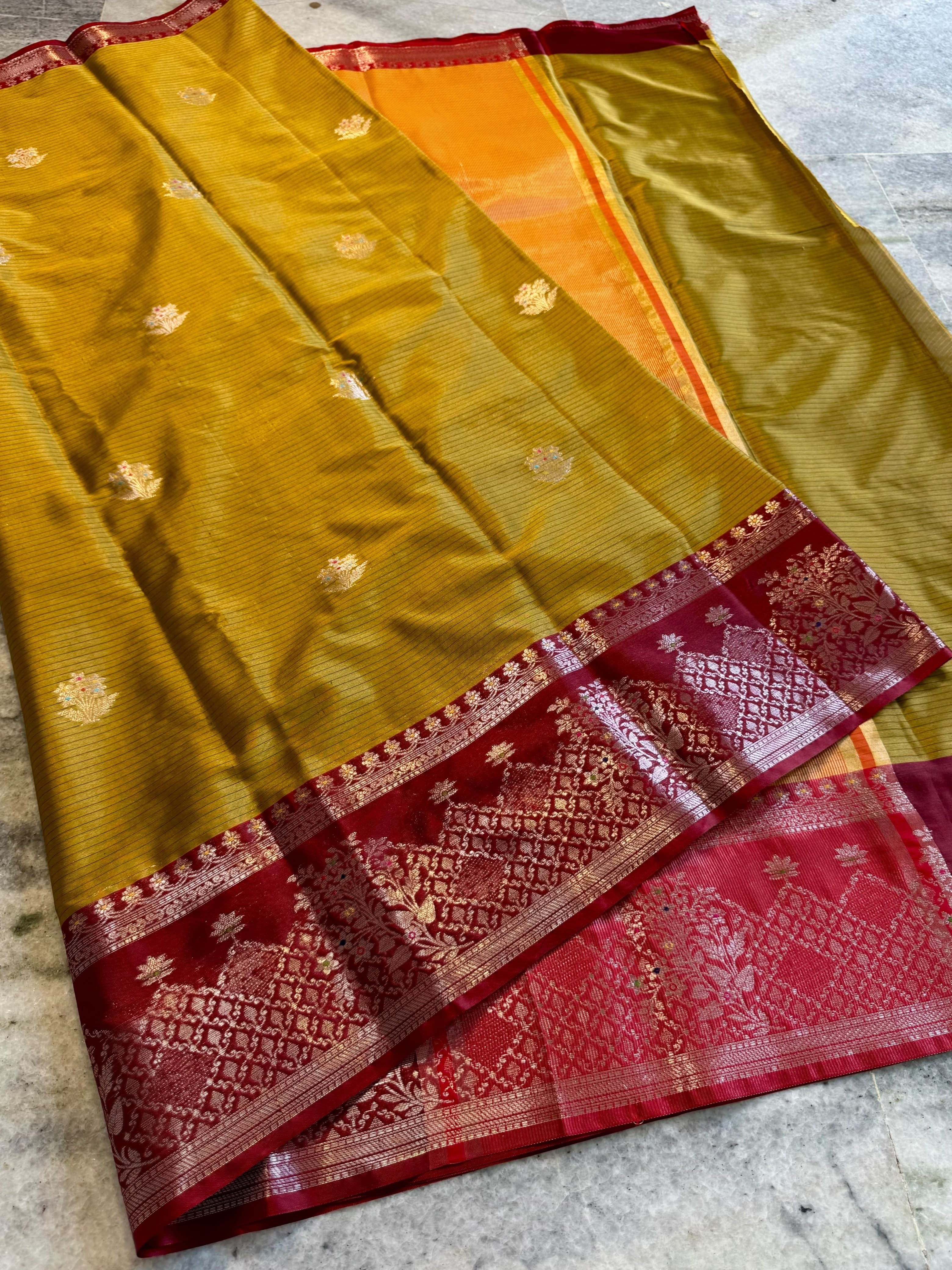 Banarasi chiniya silk saree