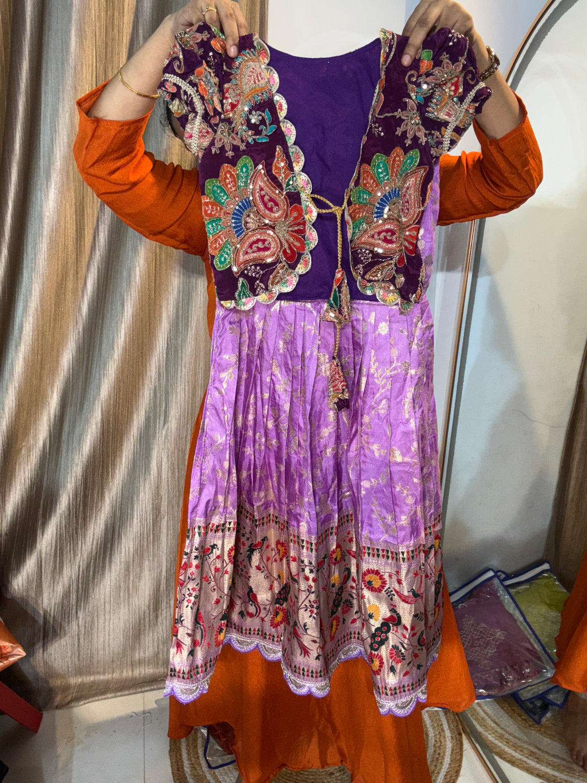 Chilakamma Frocks : 2 in one