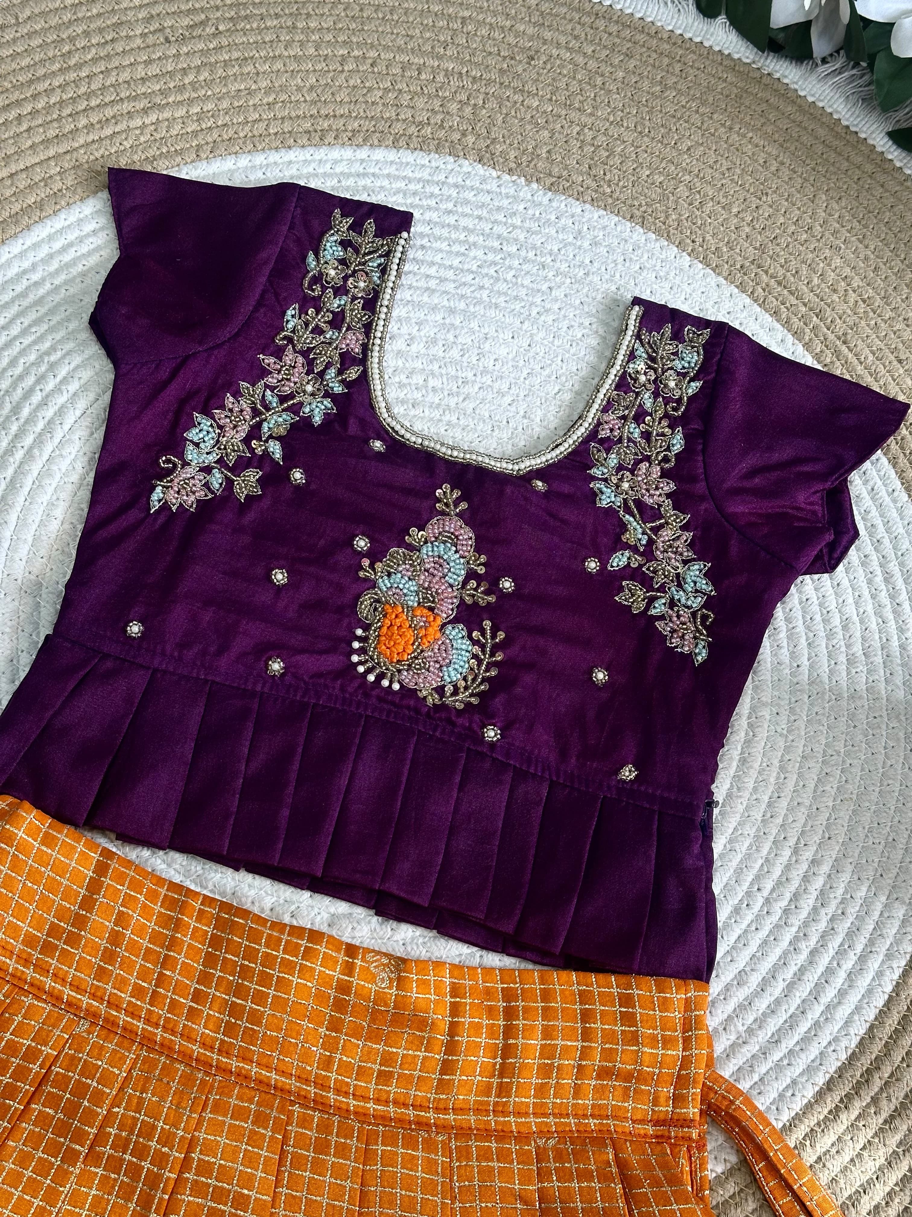 Chitra Traditional kids lehenga