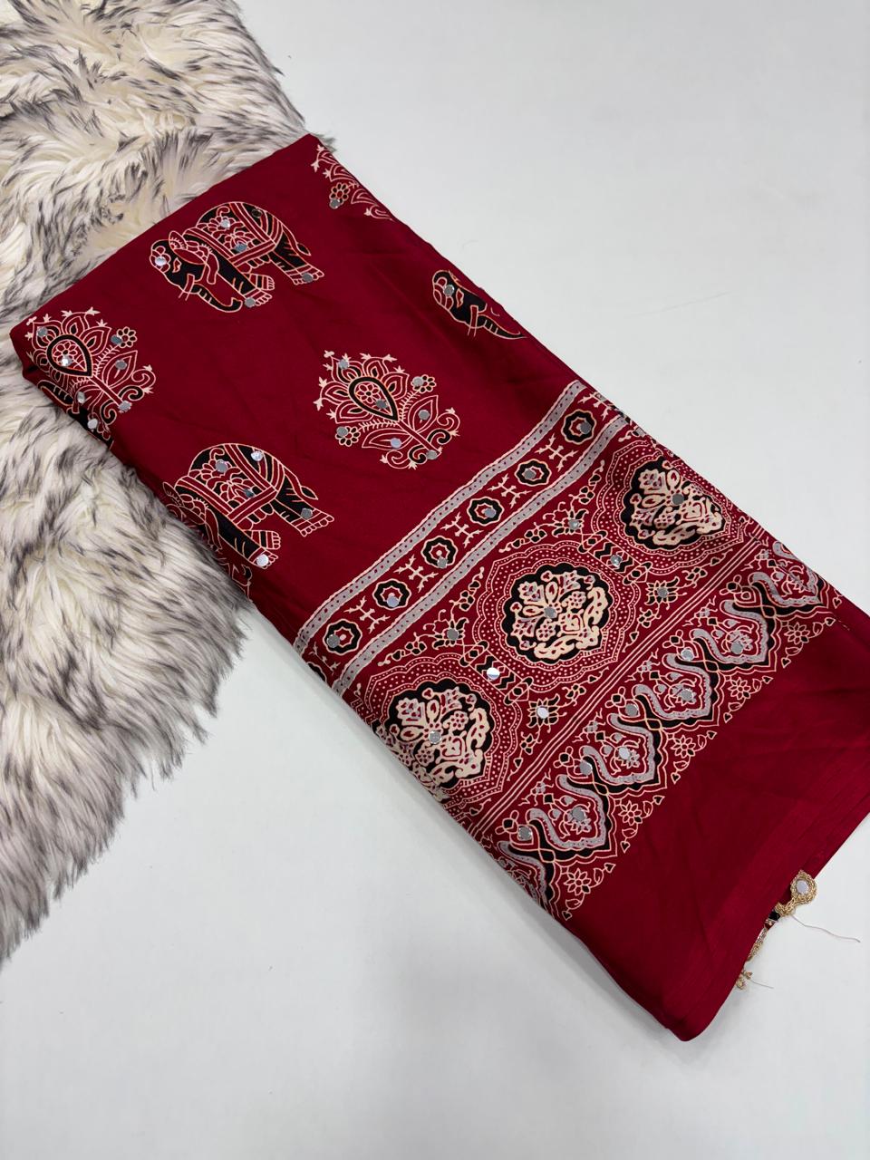 Anjana: Ajrak sarees