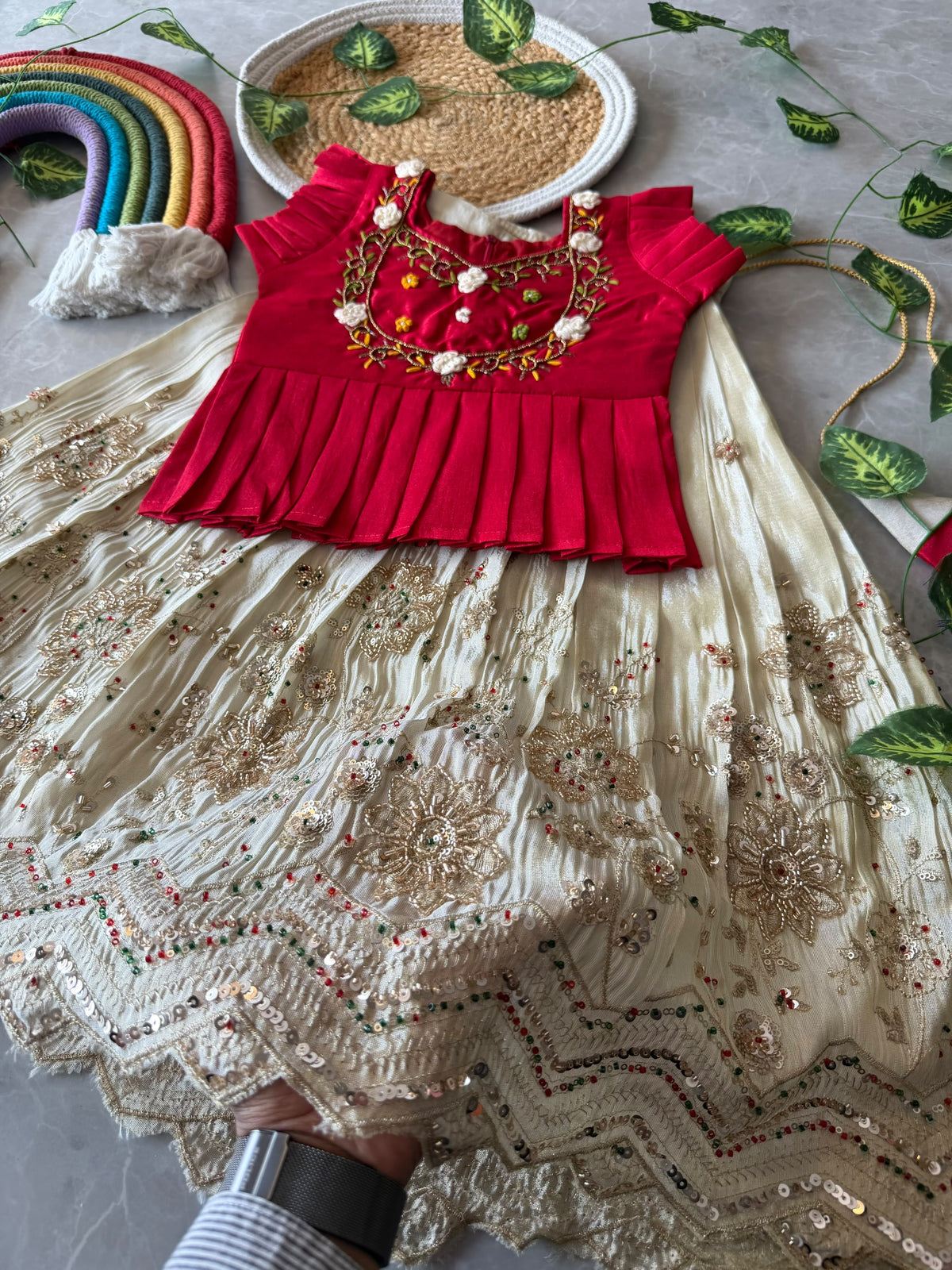 Ohani : Kids Lehenga Handworked