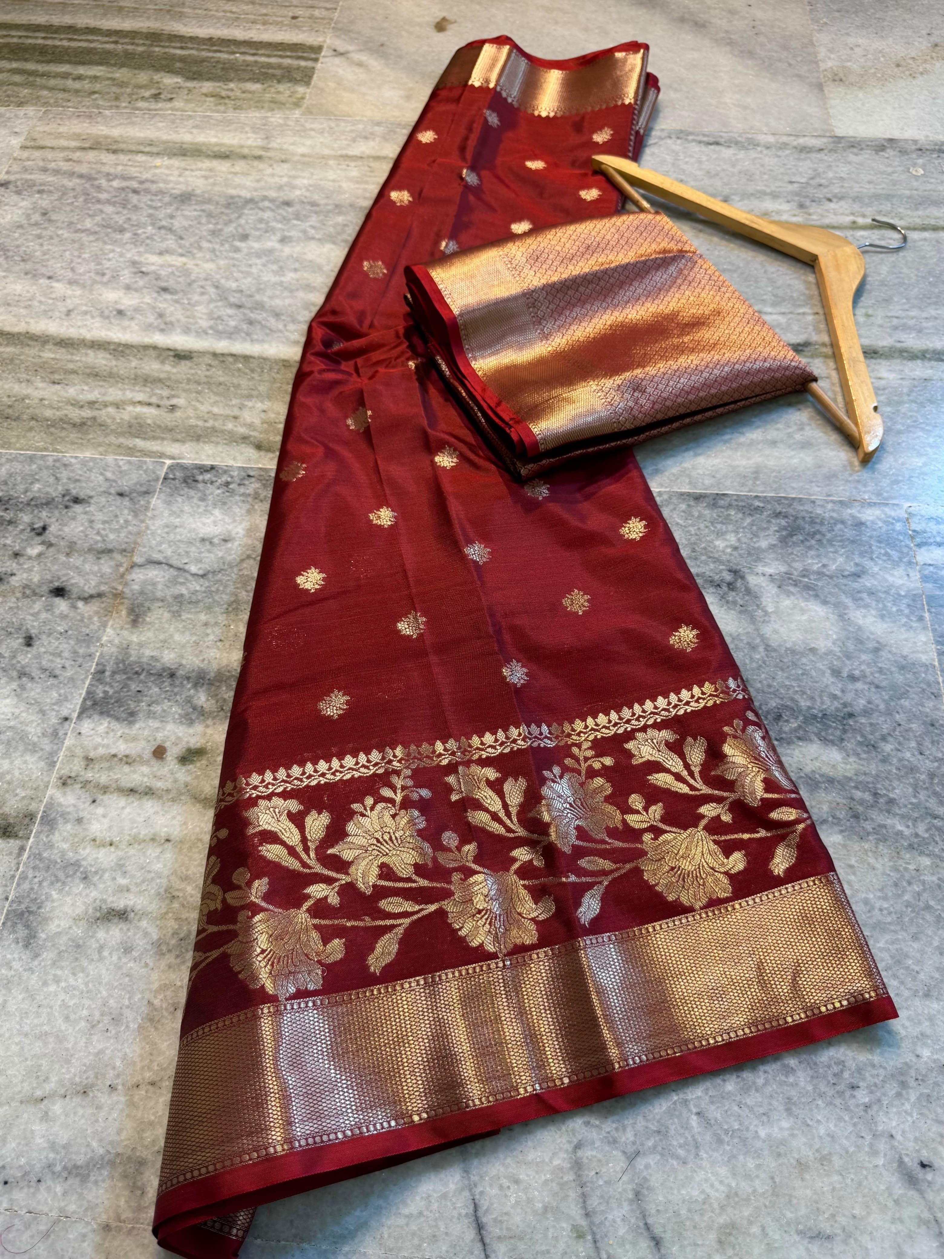 Banarasi katan silk saree