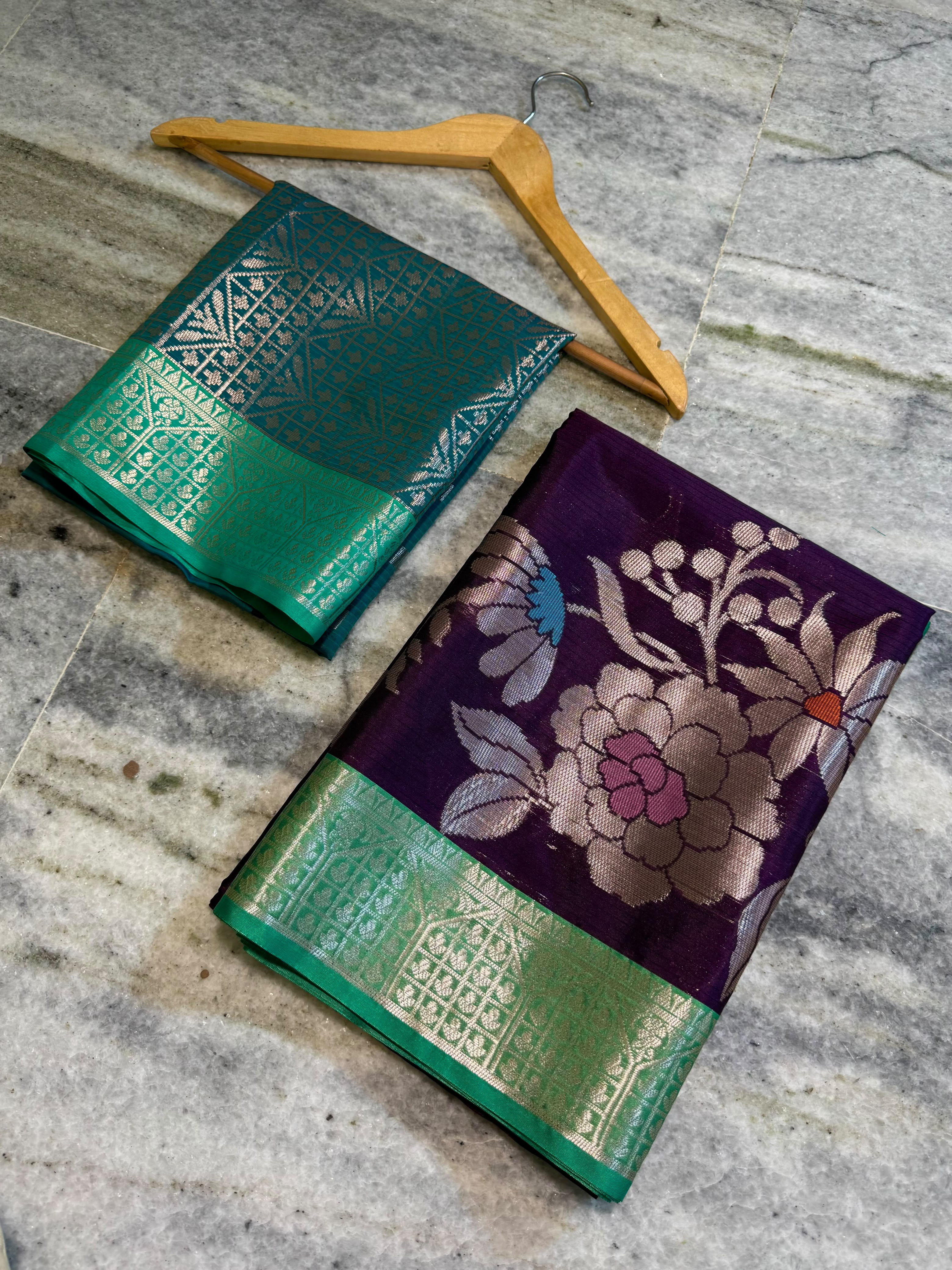 Banarasi semi katan silk saree