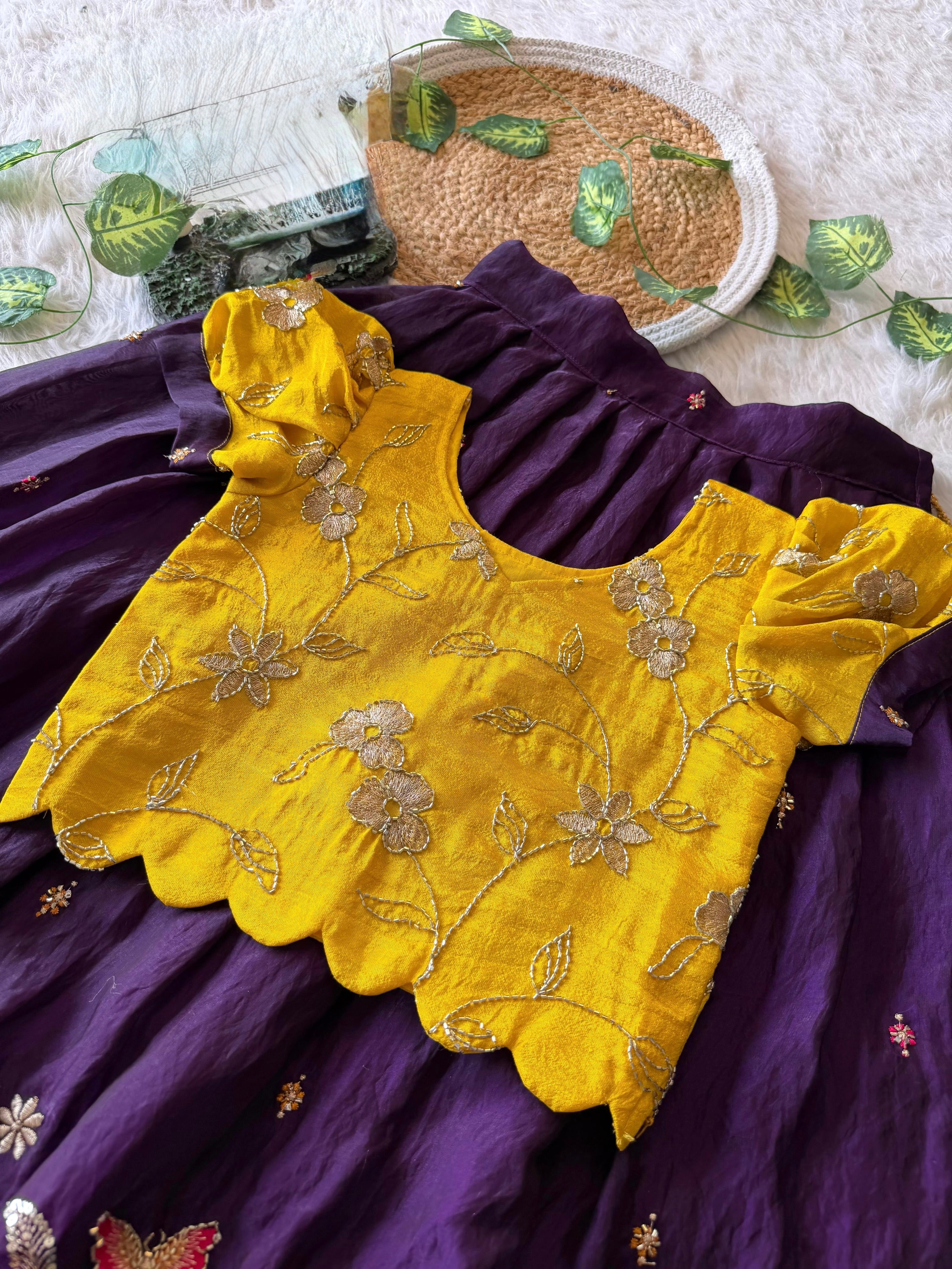 Adira : kids designer Lehenga