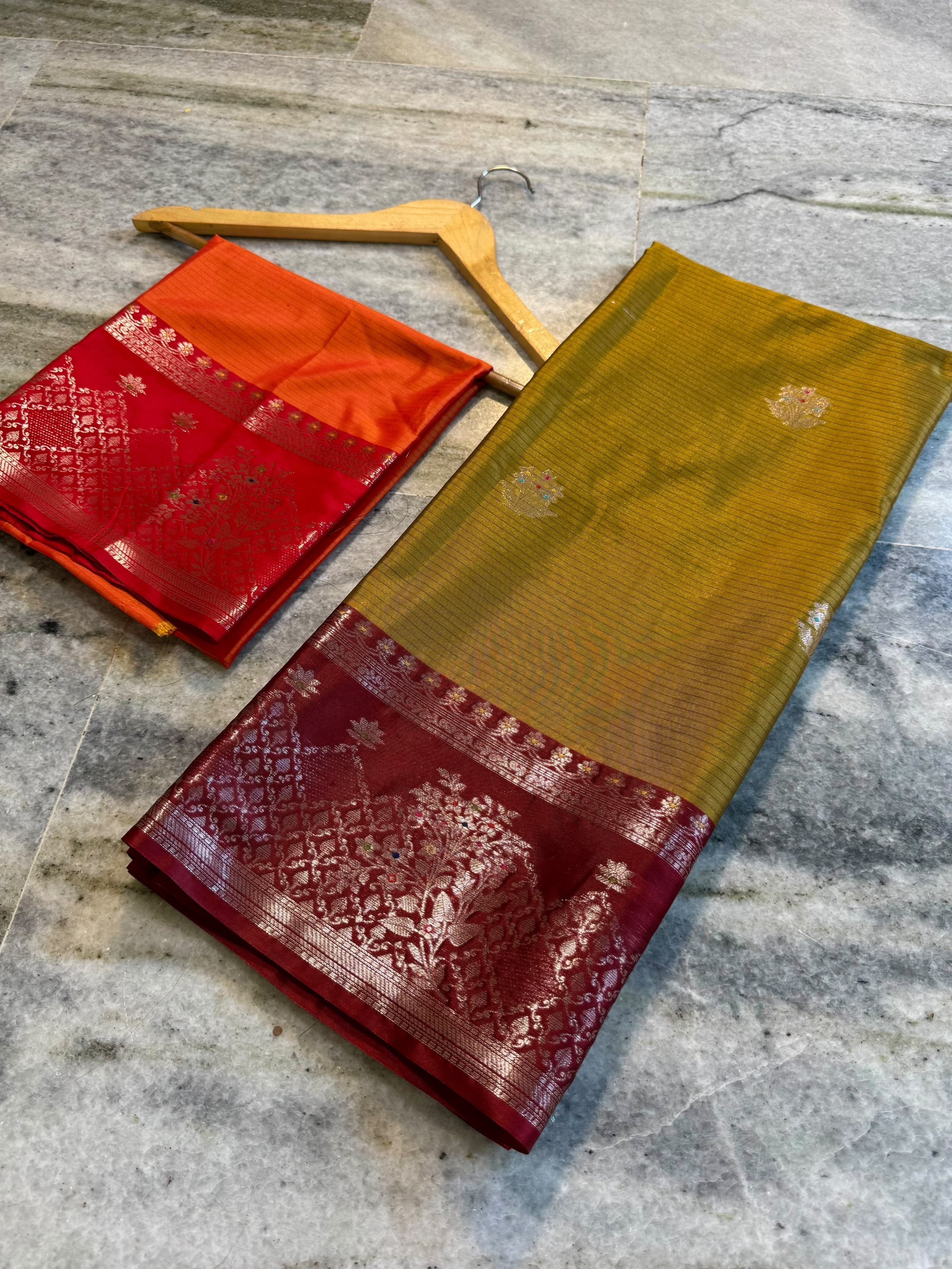 Banarasi chiniya silk saree