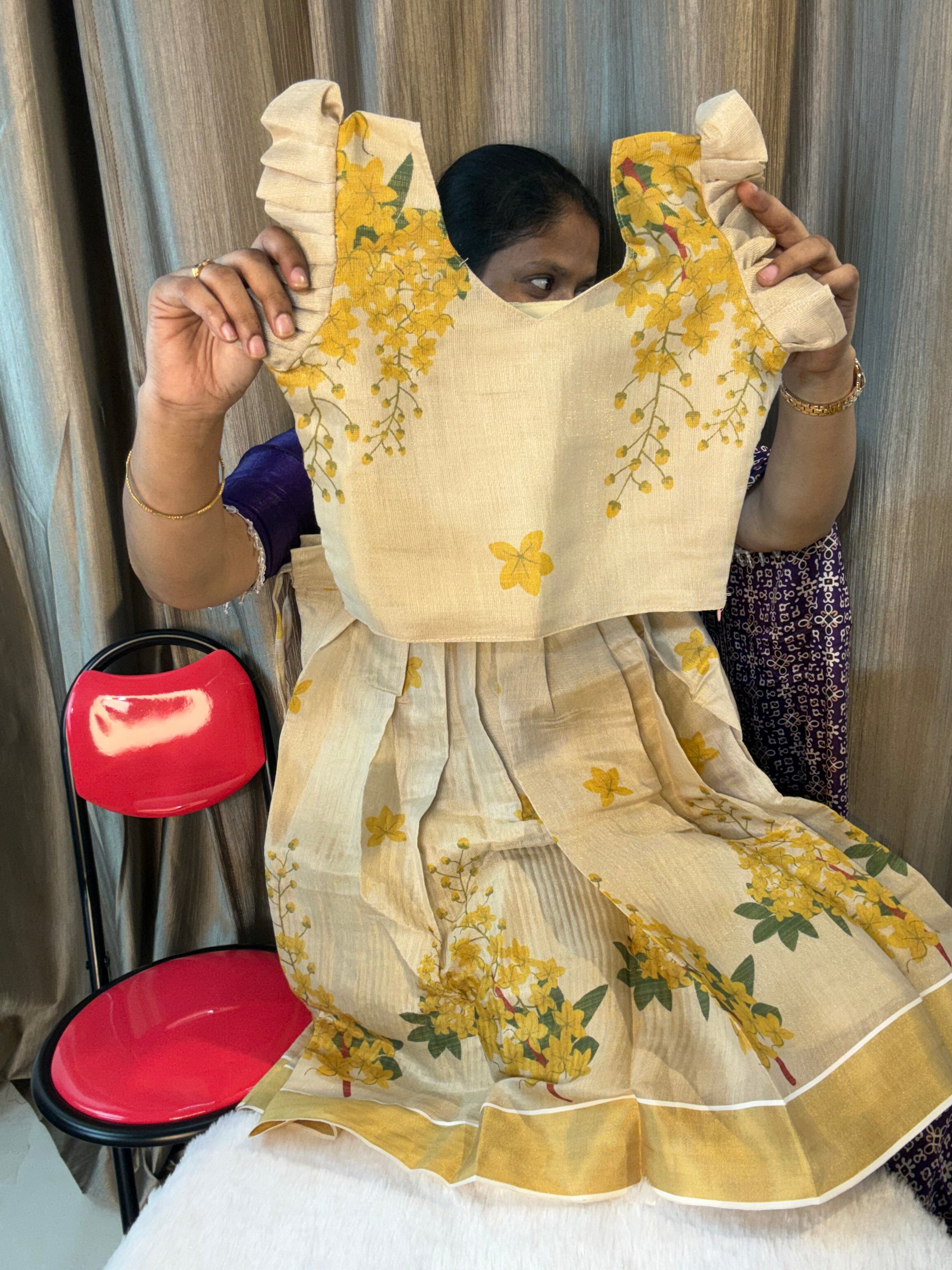 Kerala - Pattu Lehengas kids