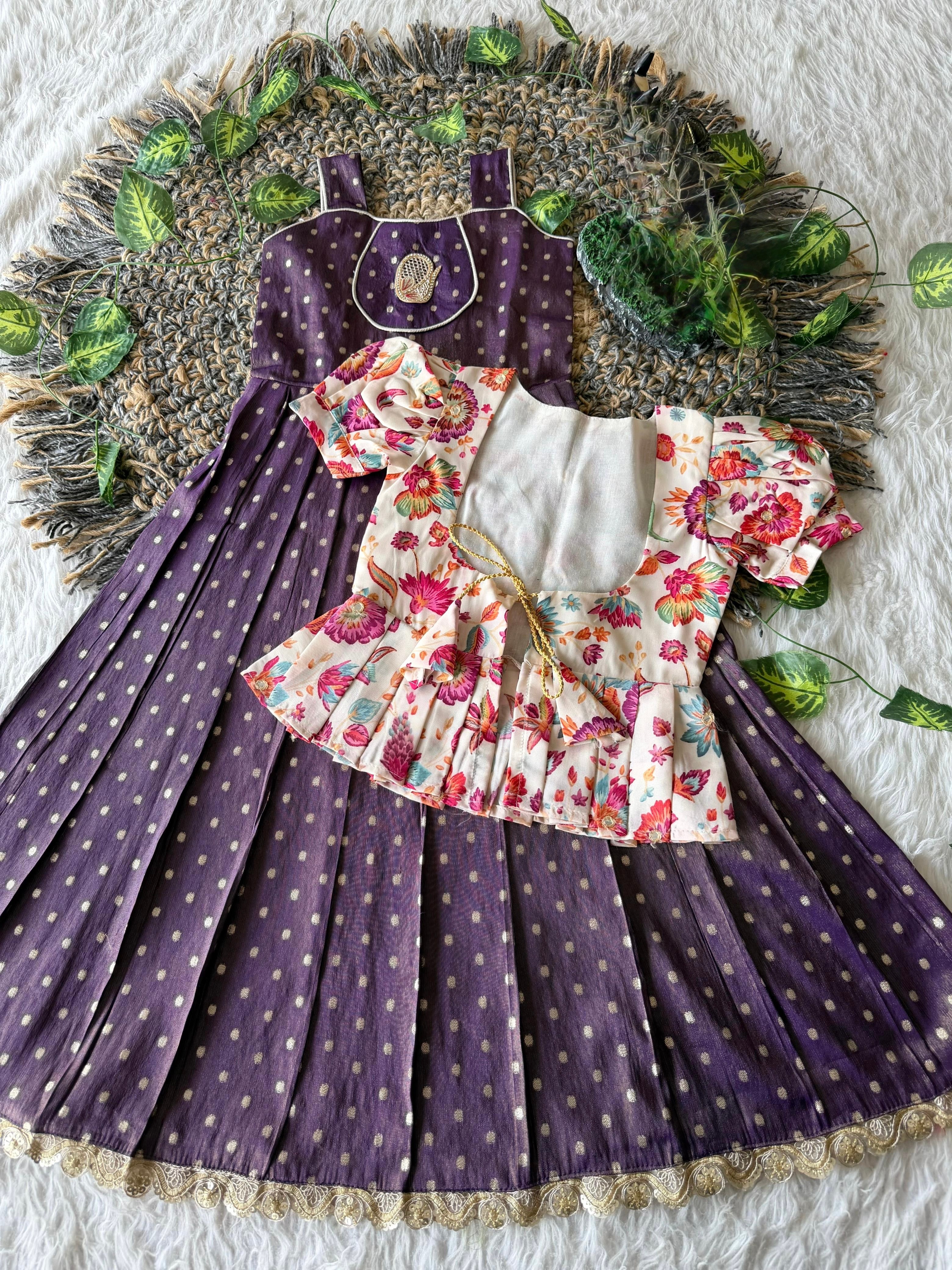 Vindhya : 2 In one frock