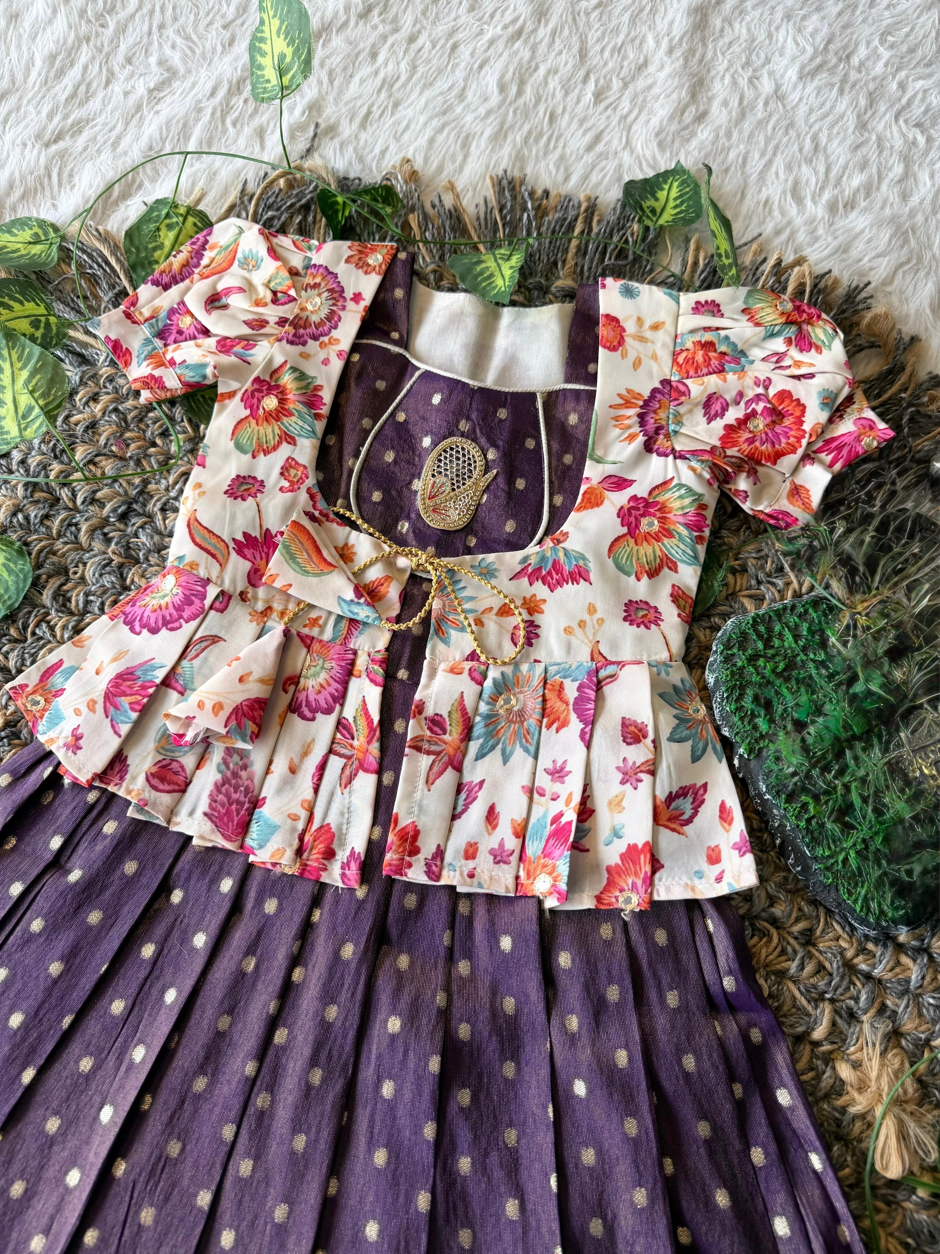 Vindhya : 2 In one frock