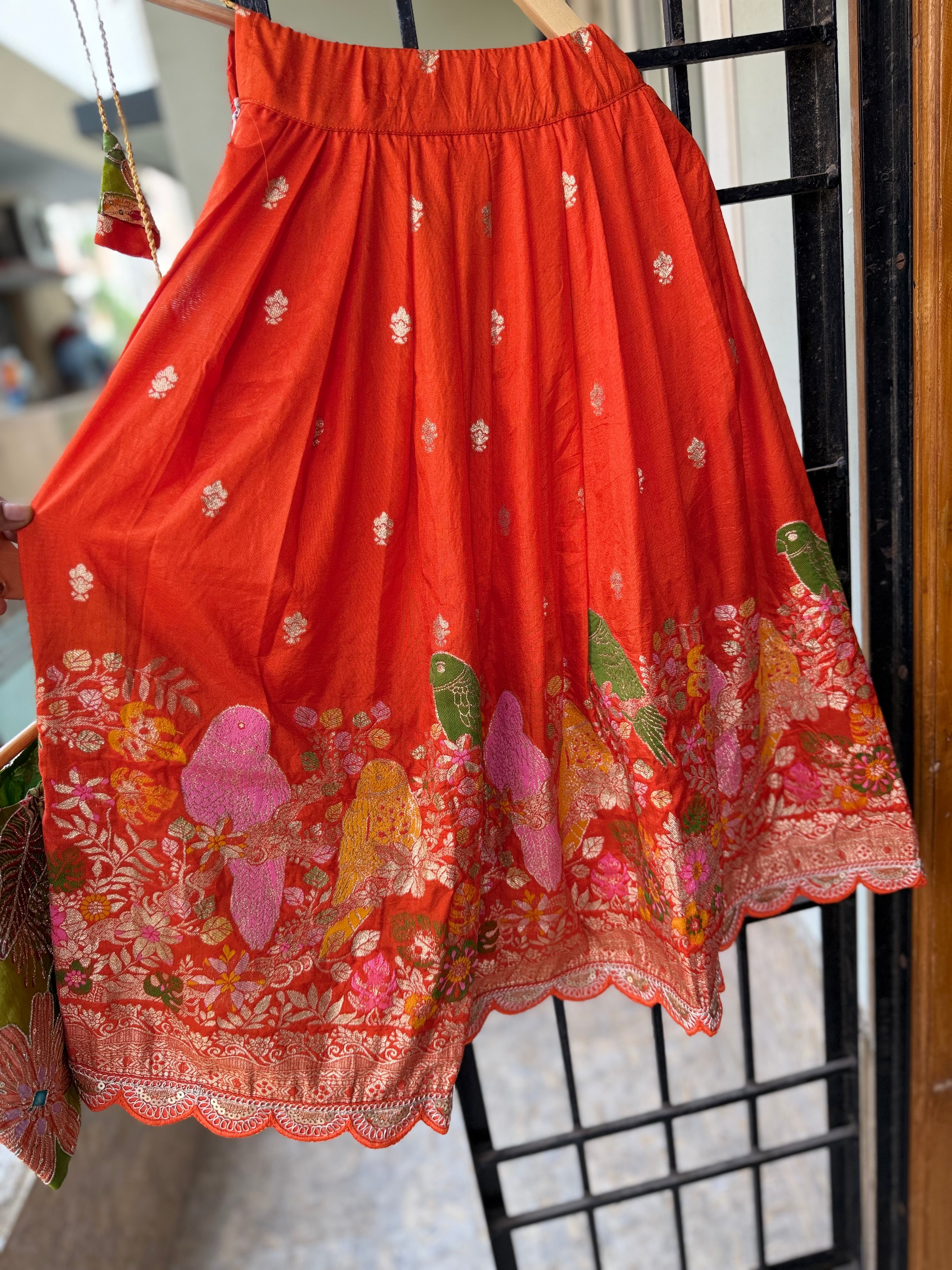 Chilakamma : Kids Lehengas