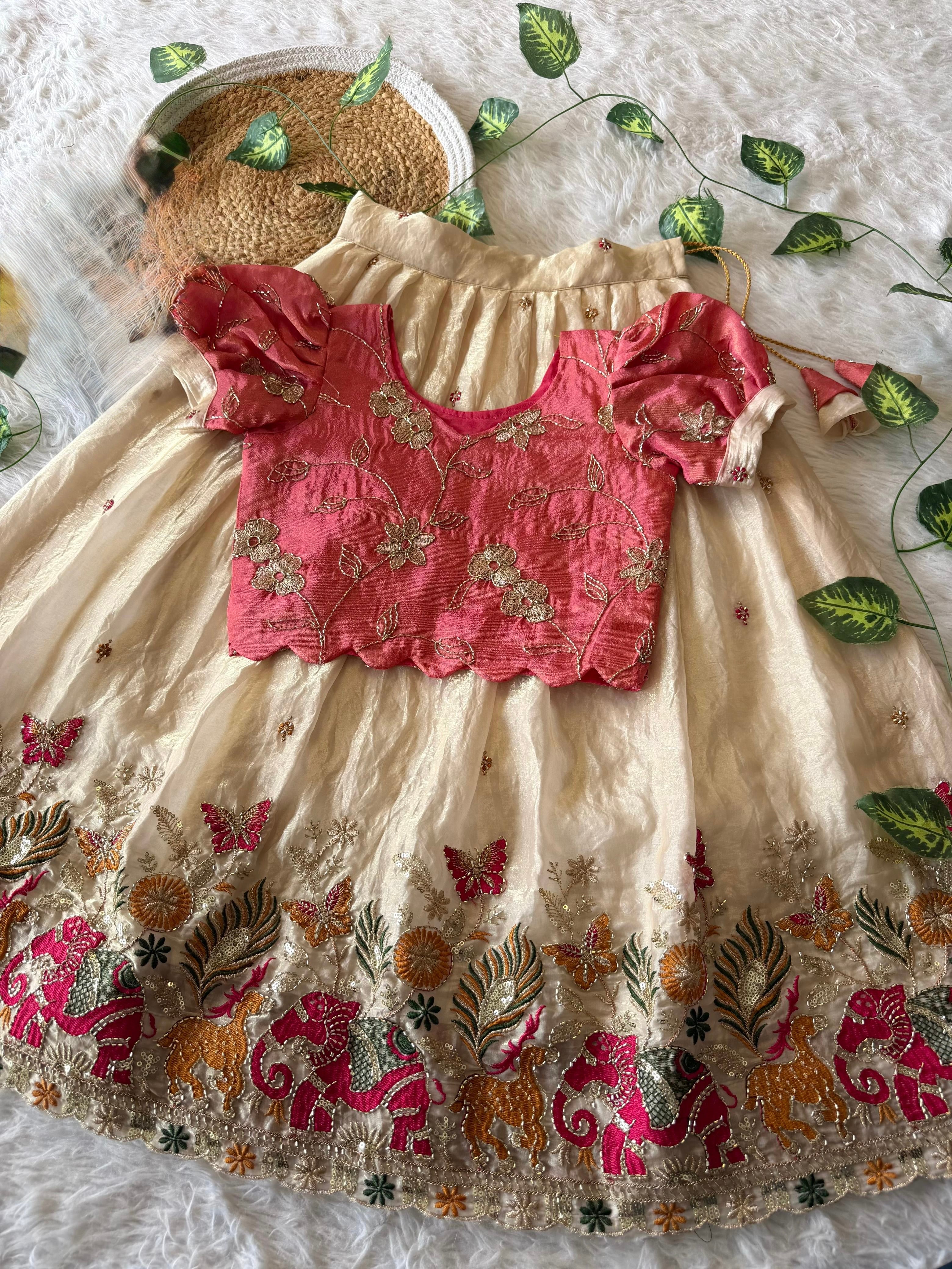 Adira : kids designer Lehenga