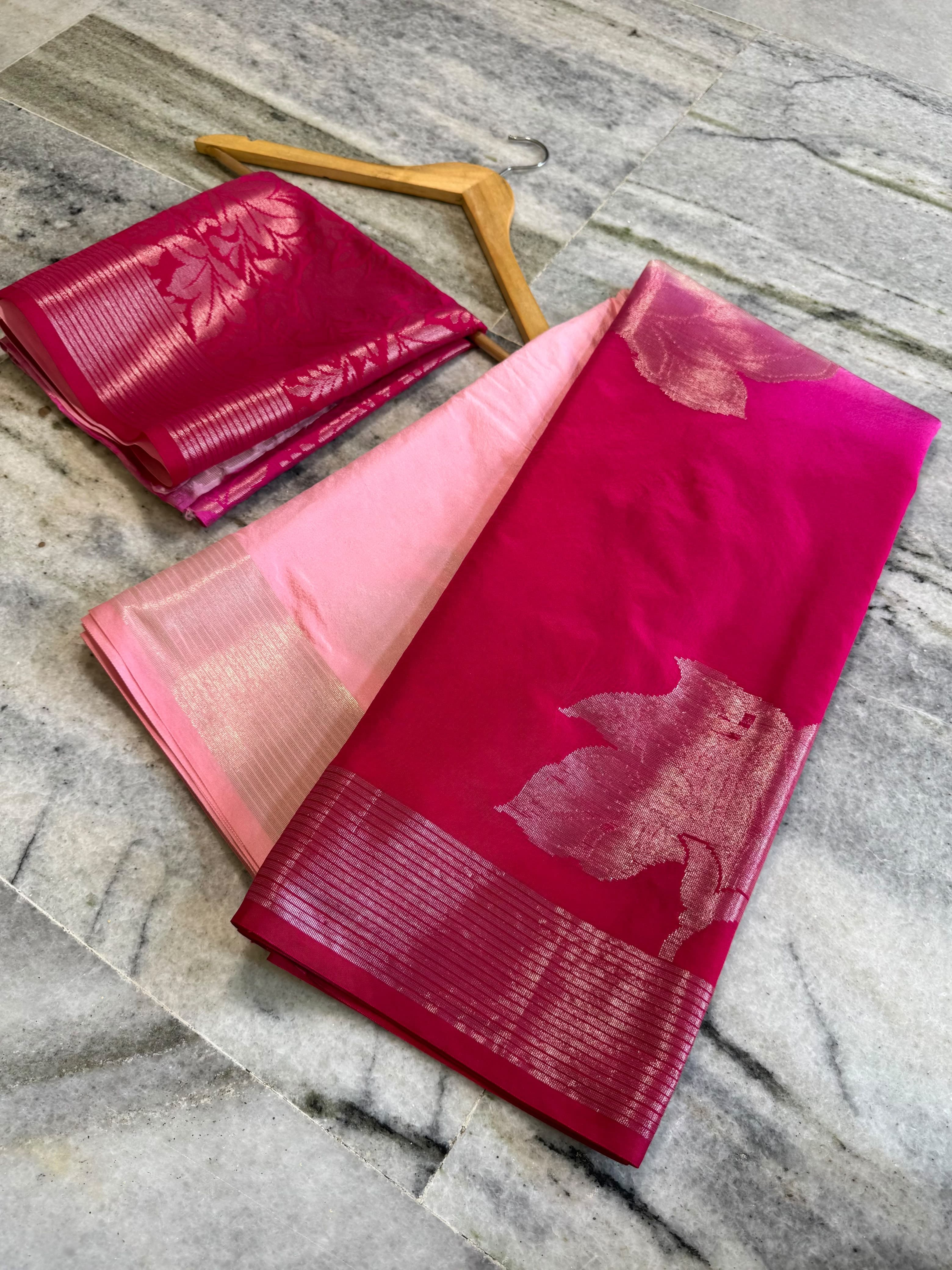 Banarasi : semi silk saree ❤️