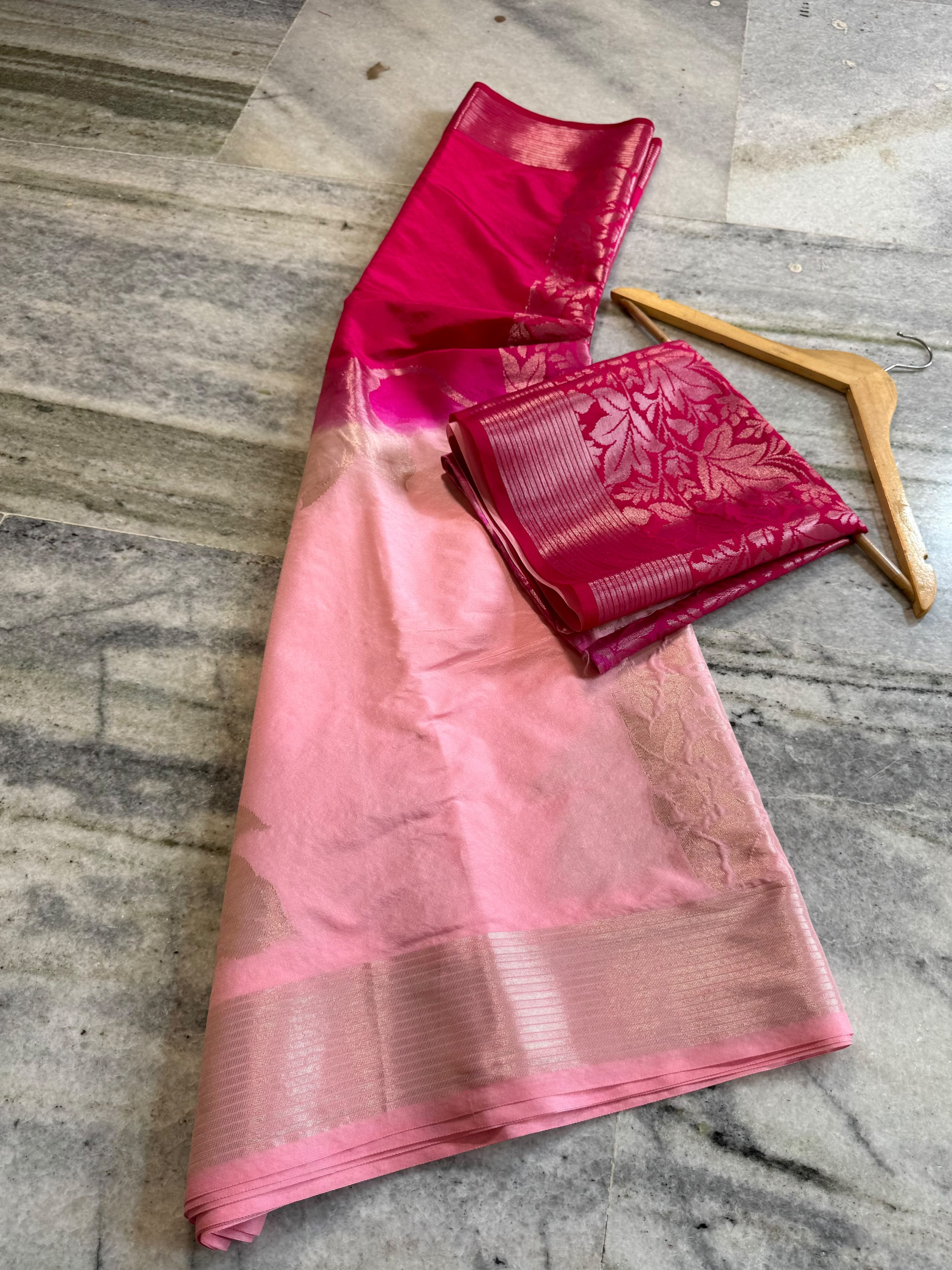 Banarasi : semi silk saree ❤️