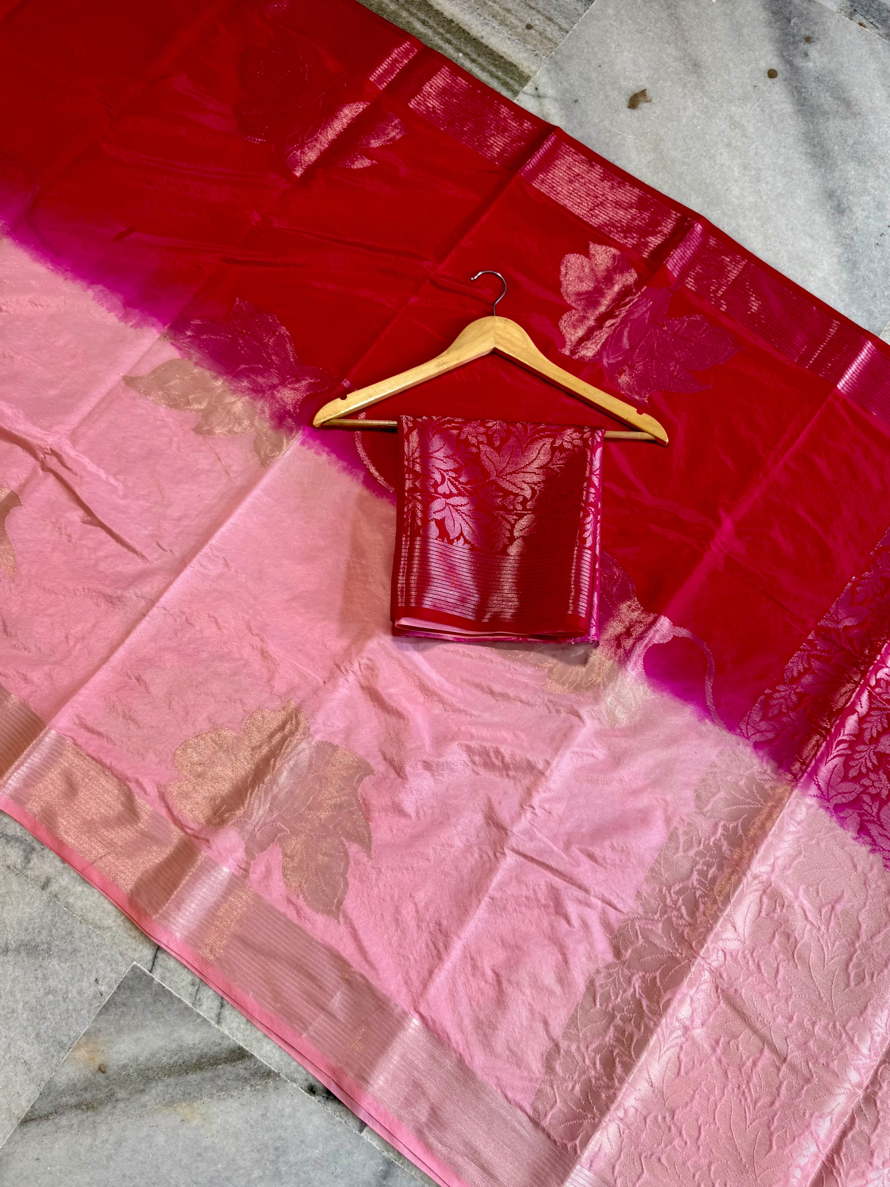 Banarasi : semi silk saree ❤️