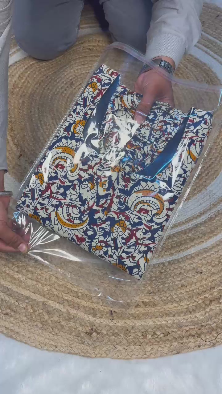 Anya : Kalamkari kurti with Georgette dupatta 💕