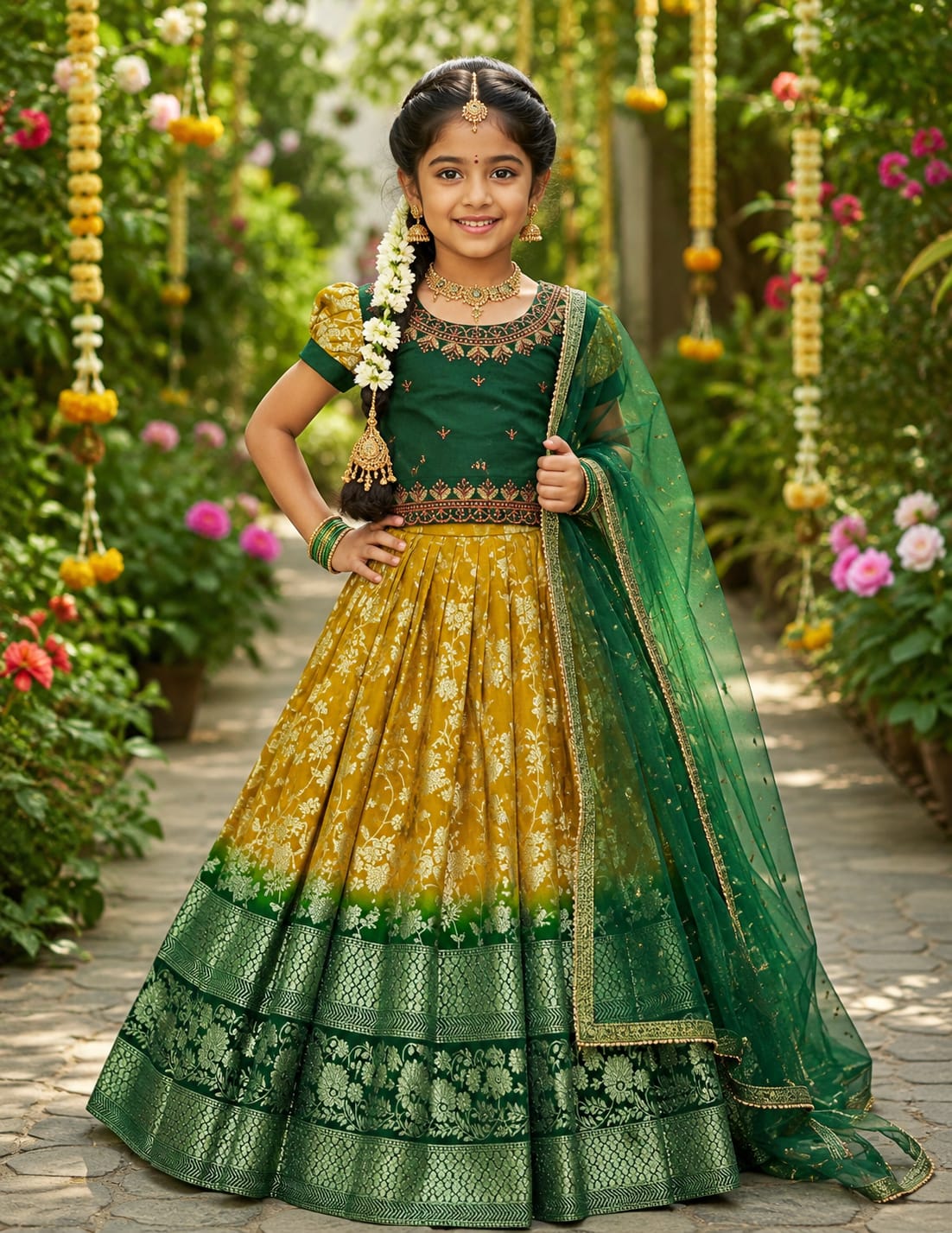 Sarayu : Traditional half saree