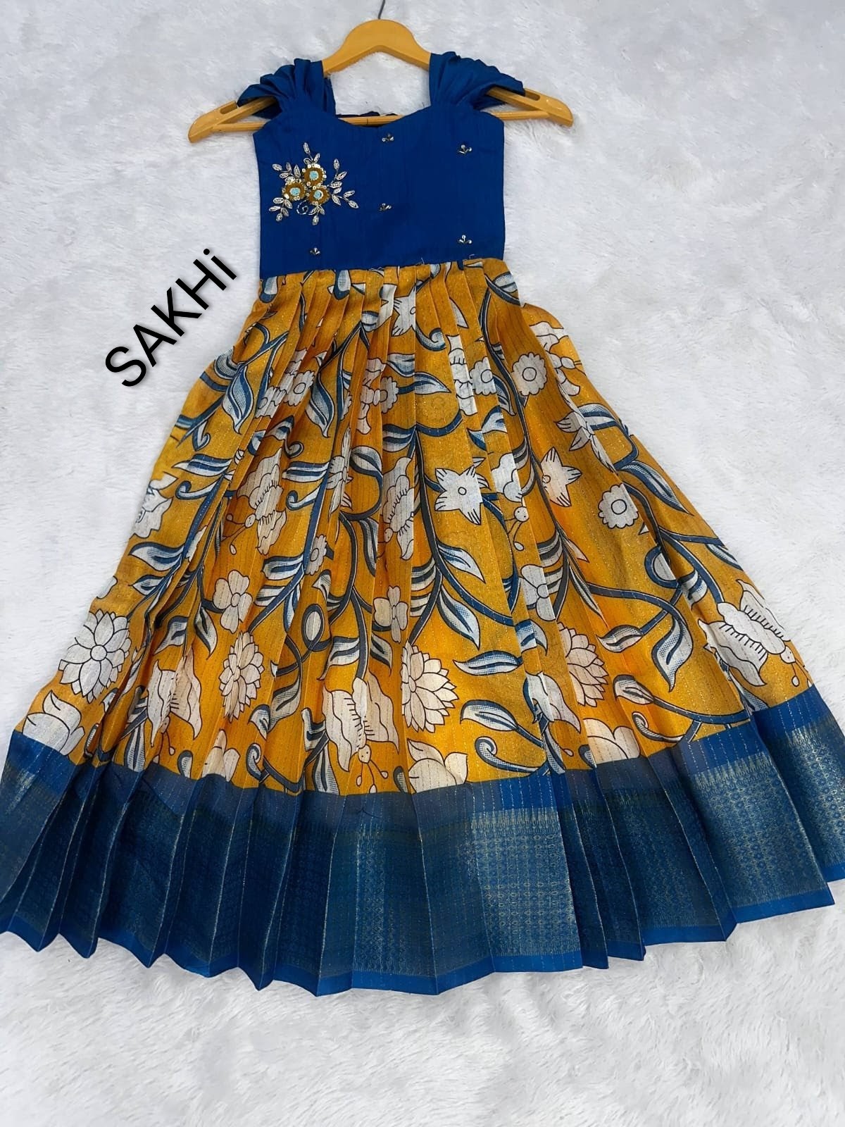 Zuyi : kalamkari Kids frocks