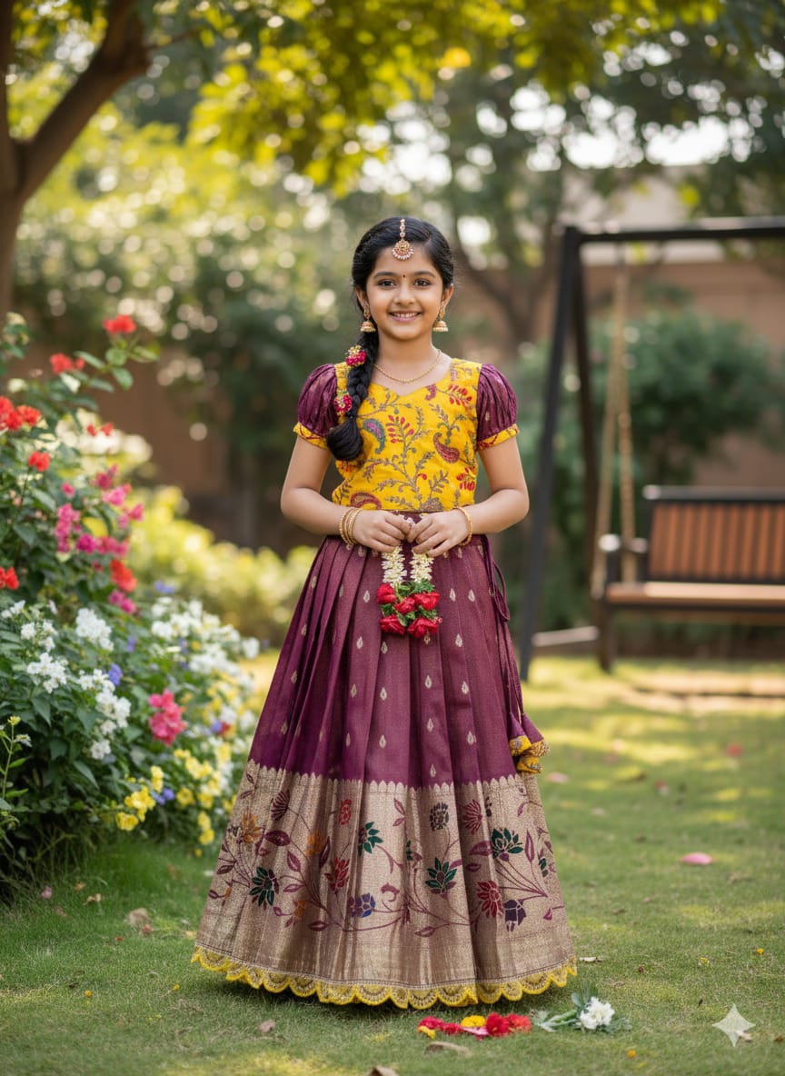 Chandamama Kids Lehenga