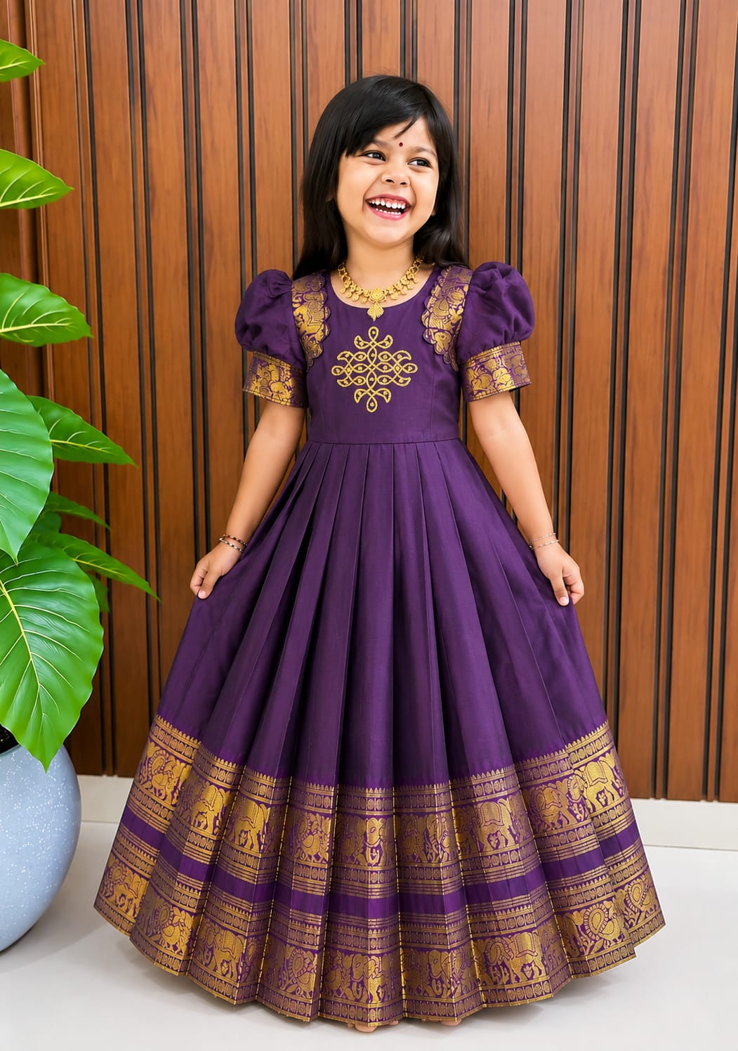 Komali: Kolam Design frocks