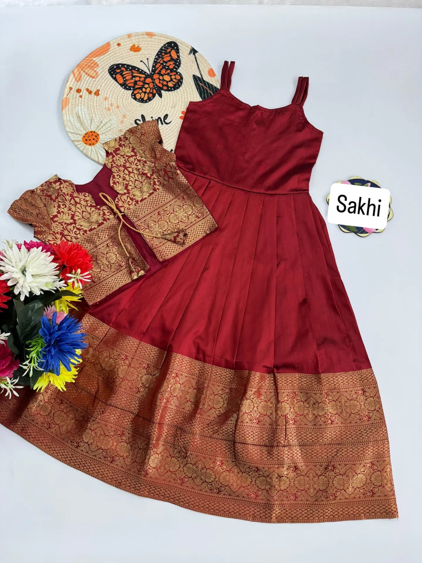 Kids 2 In One traditional frocks 💕