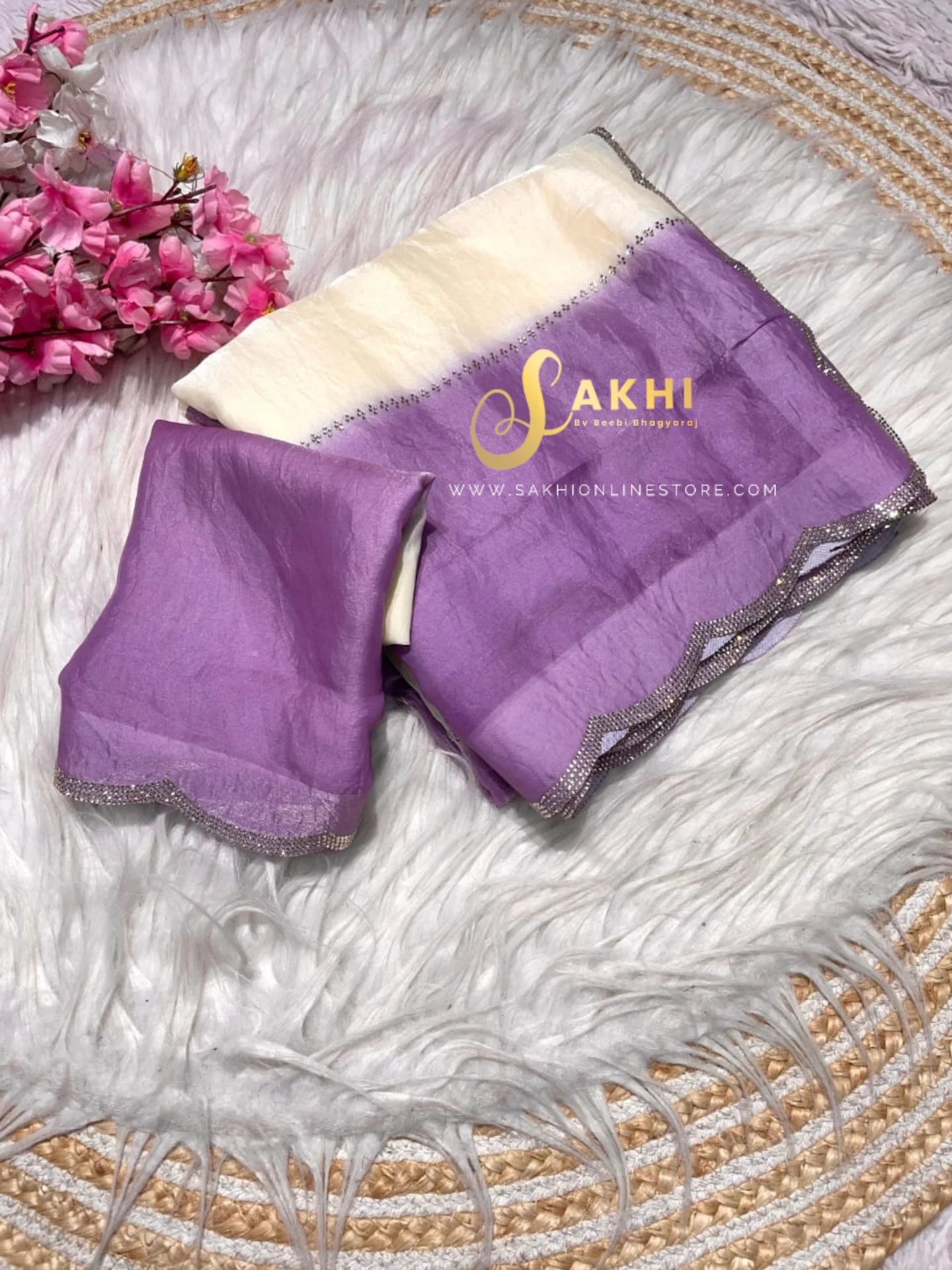 Rose Milk sarees 💕