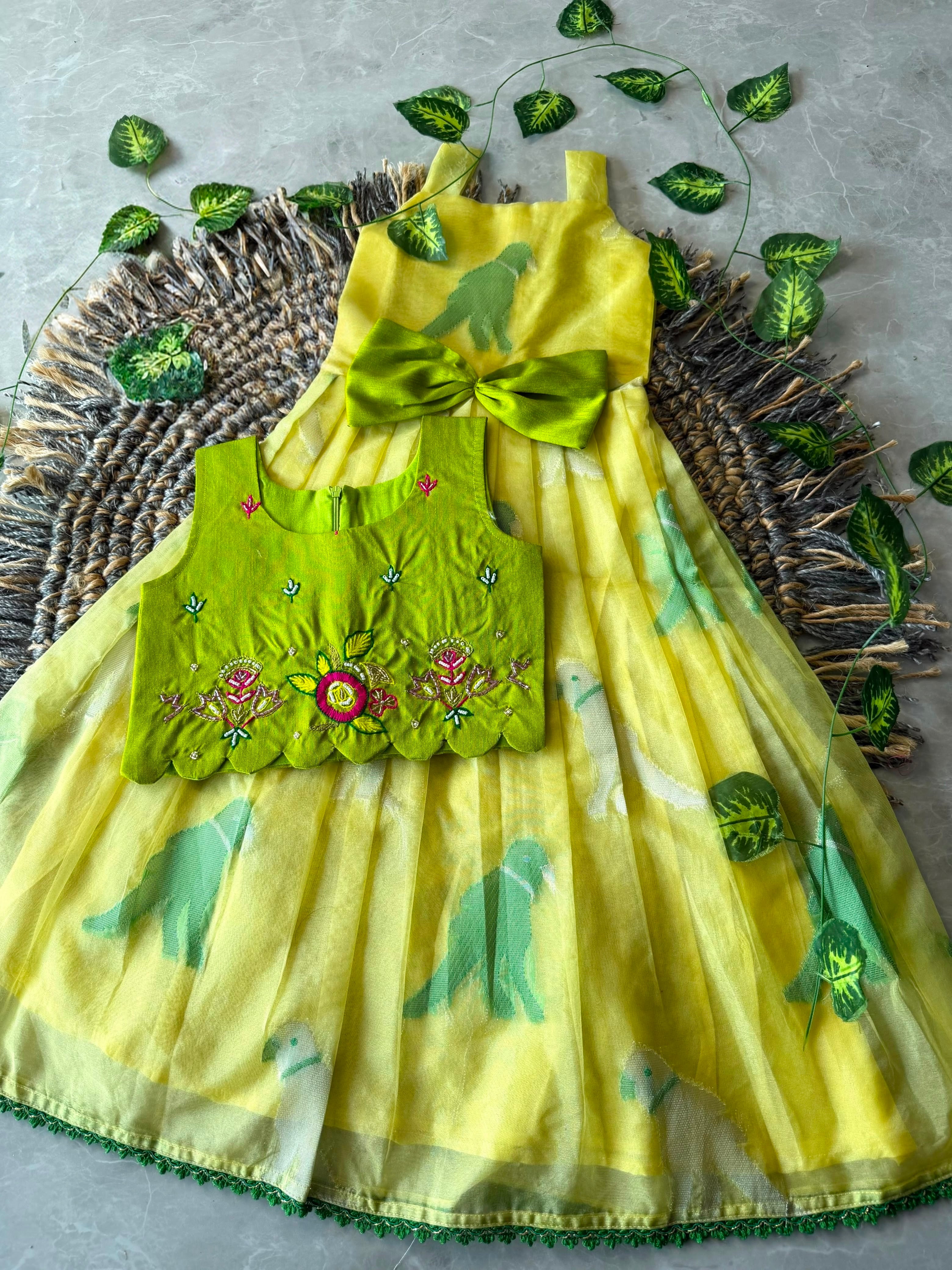 Sonam : 2 in one kids frock