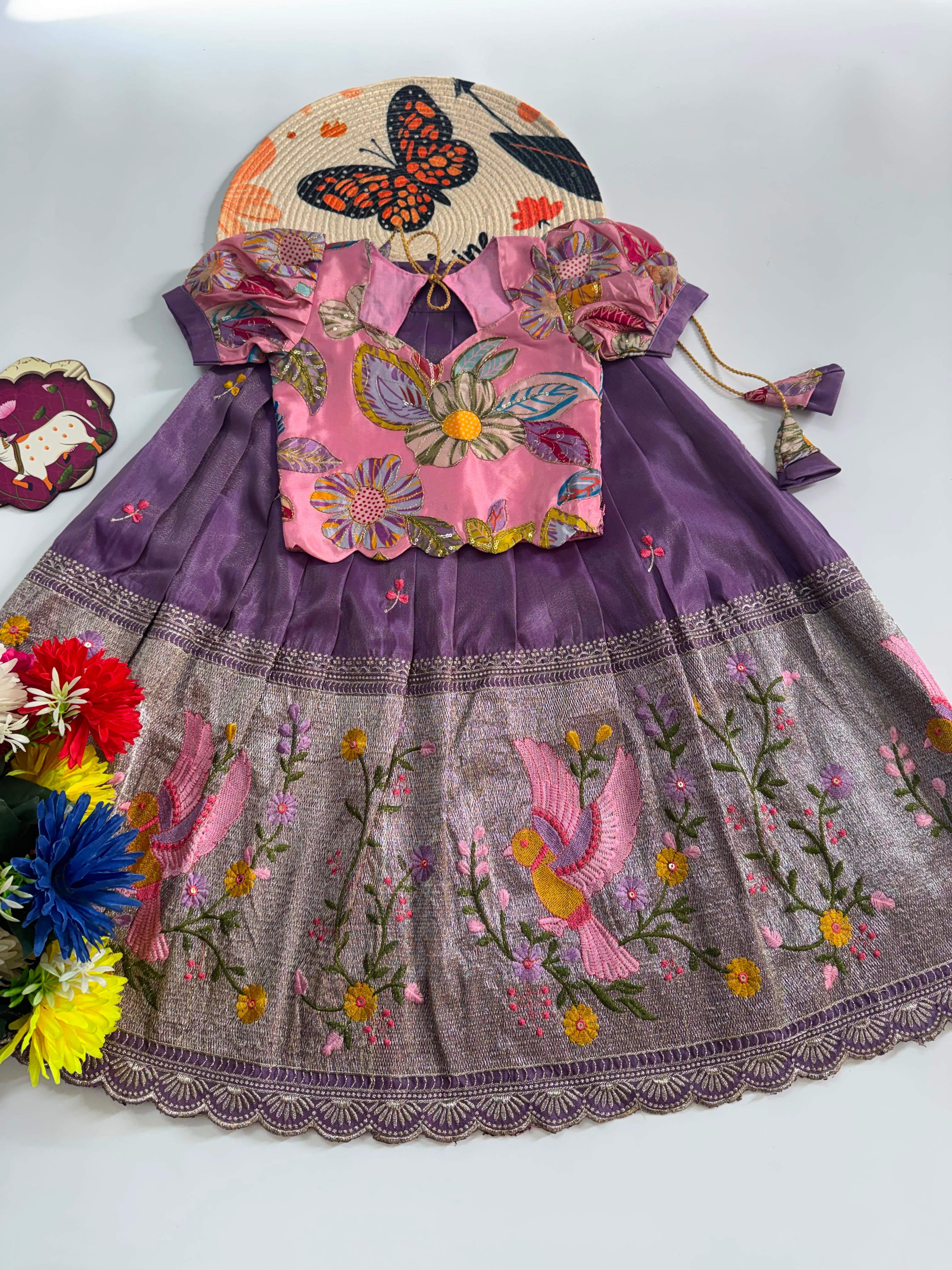 Janani : Premium Kids Lehenga