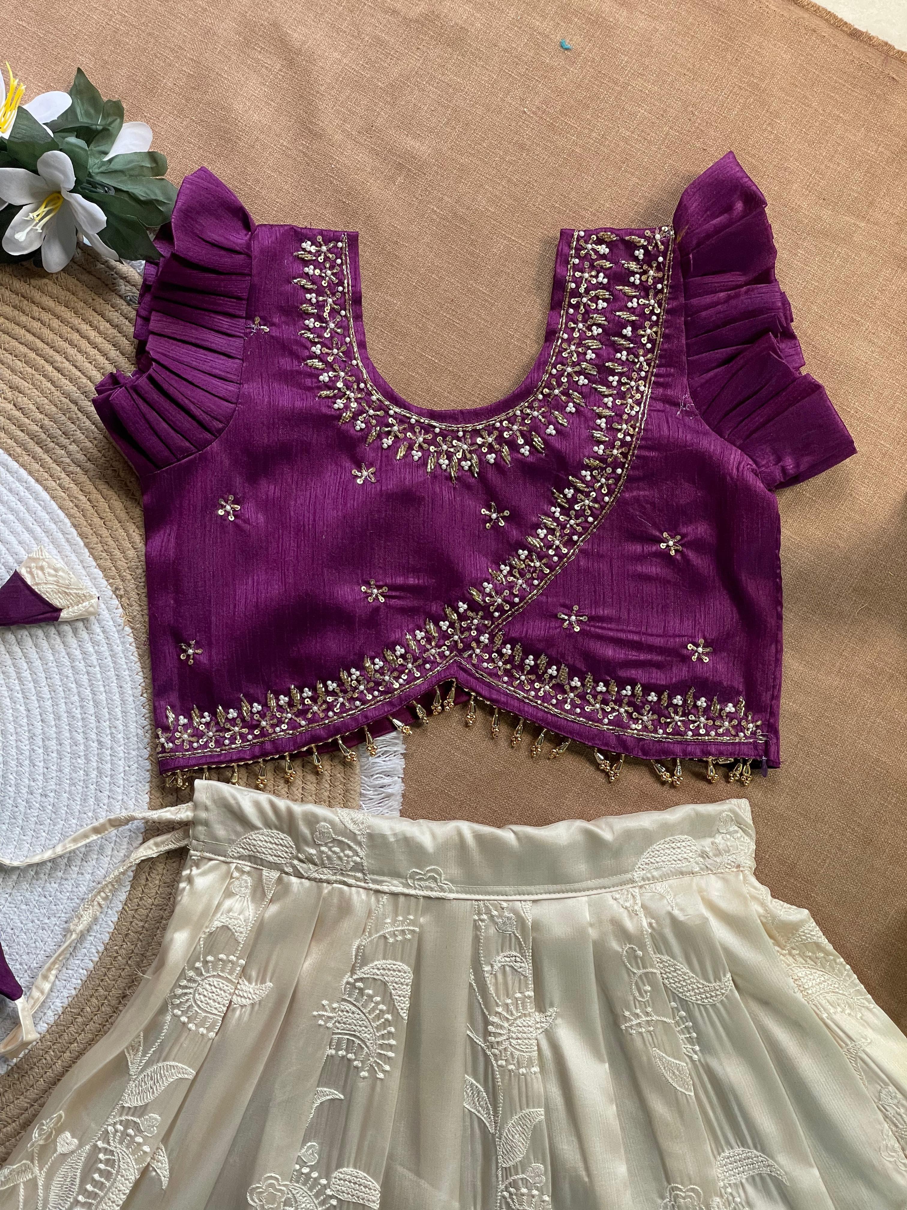 Kundanapu Bomma Kids Lehengas