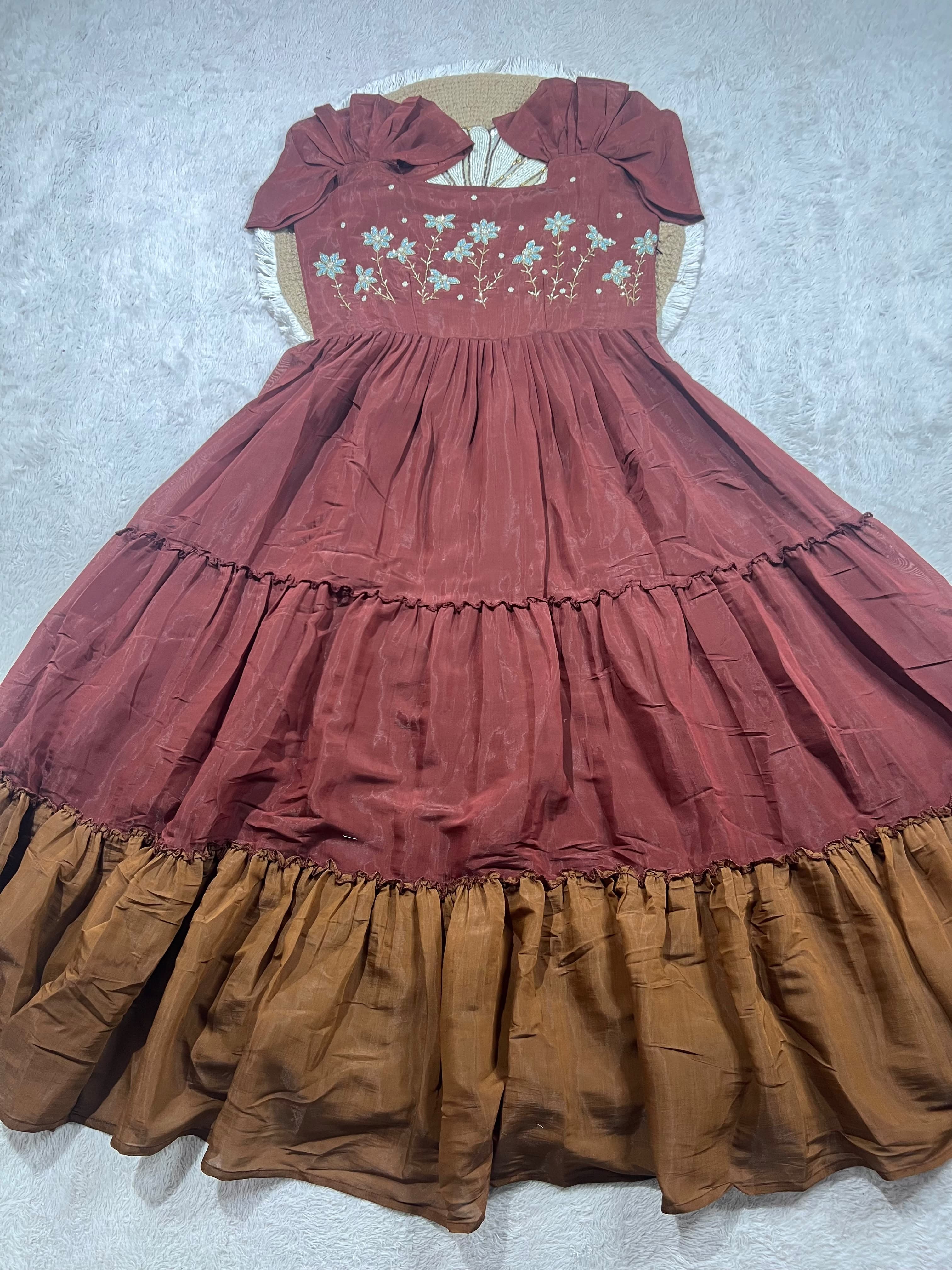 Leena : Mul Mul Cotton Frocks 💕