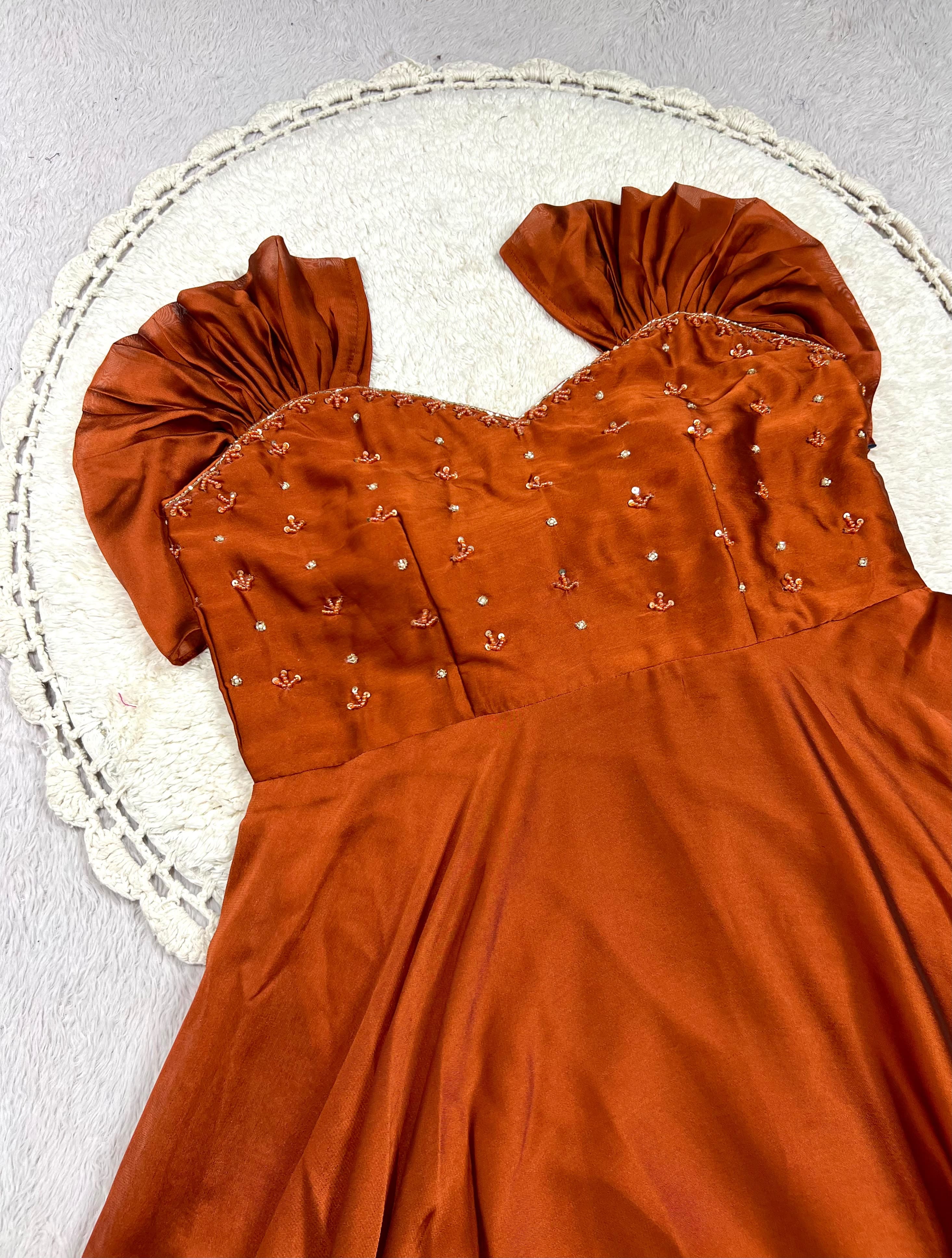 Lianna : Designer Rangoli frocks