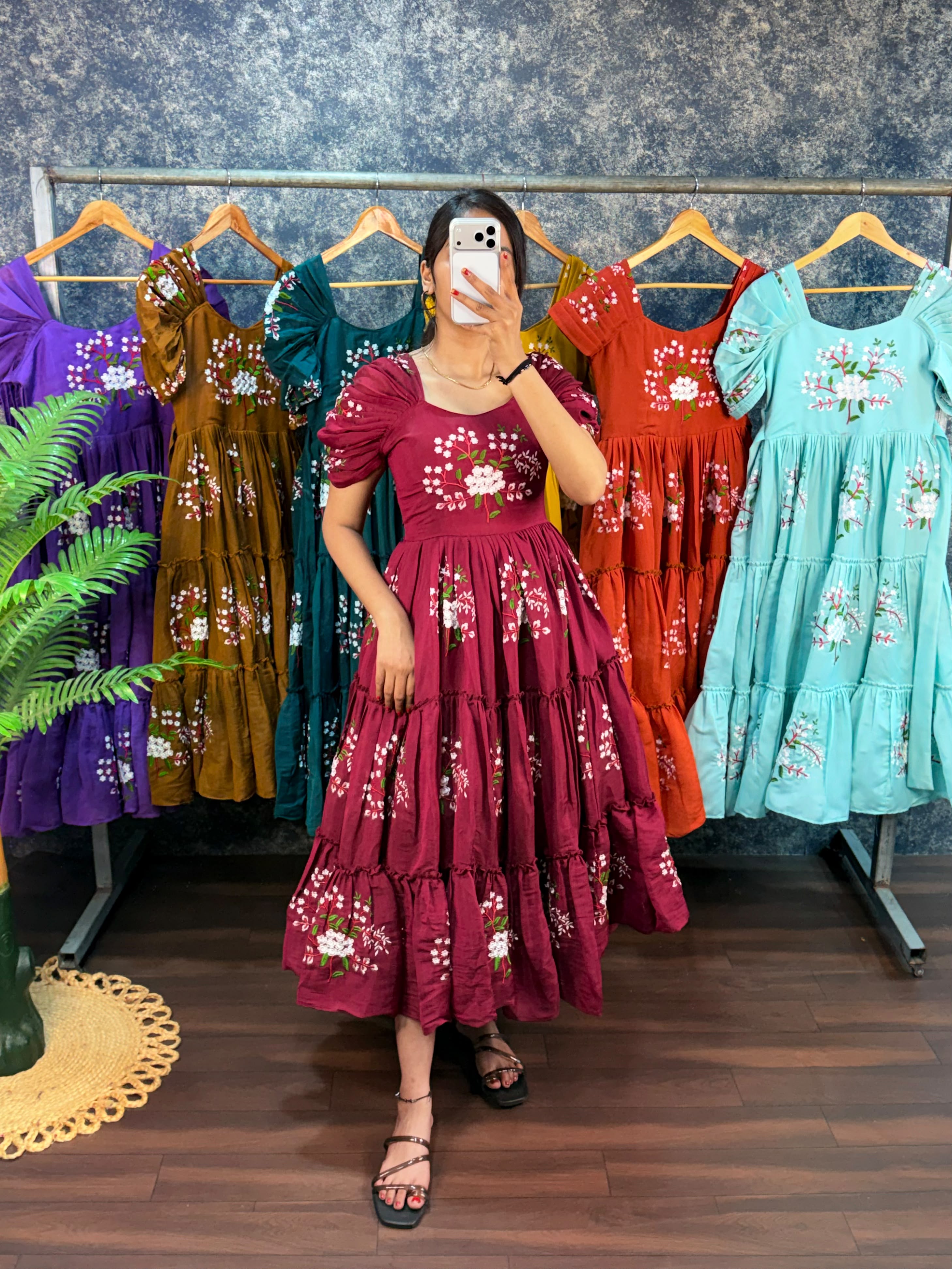 Liya : Pure mul cotton frocks