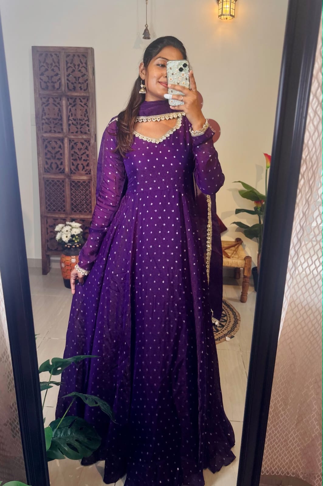 Monisha : Trending Anarkali outfit