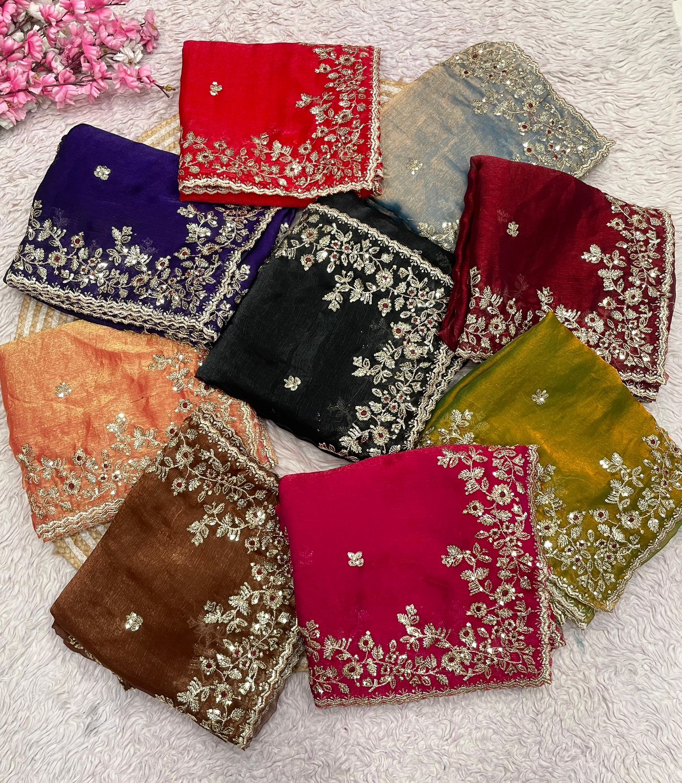 Choclate Beauty sarees