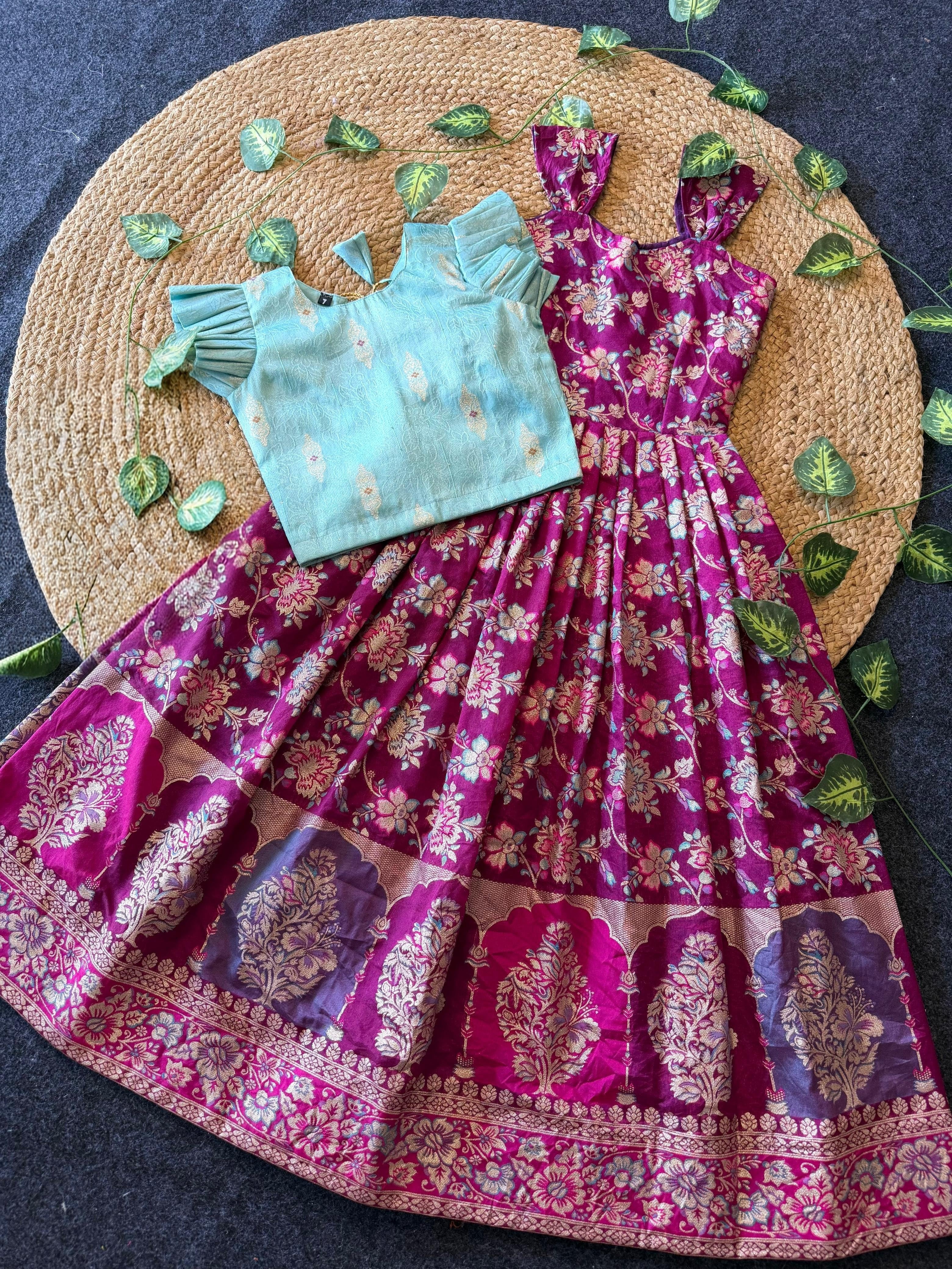 Samya : Kids 2 in one frock