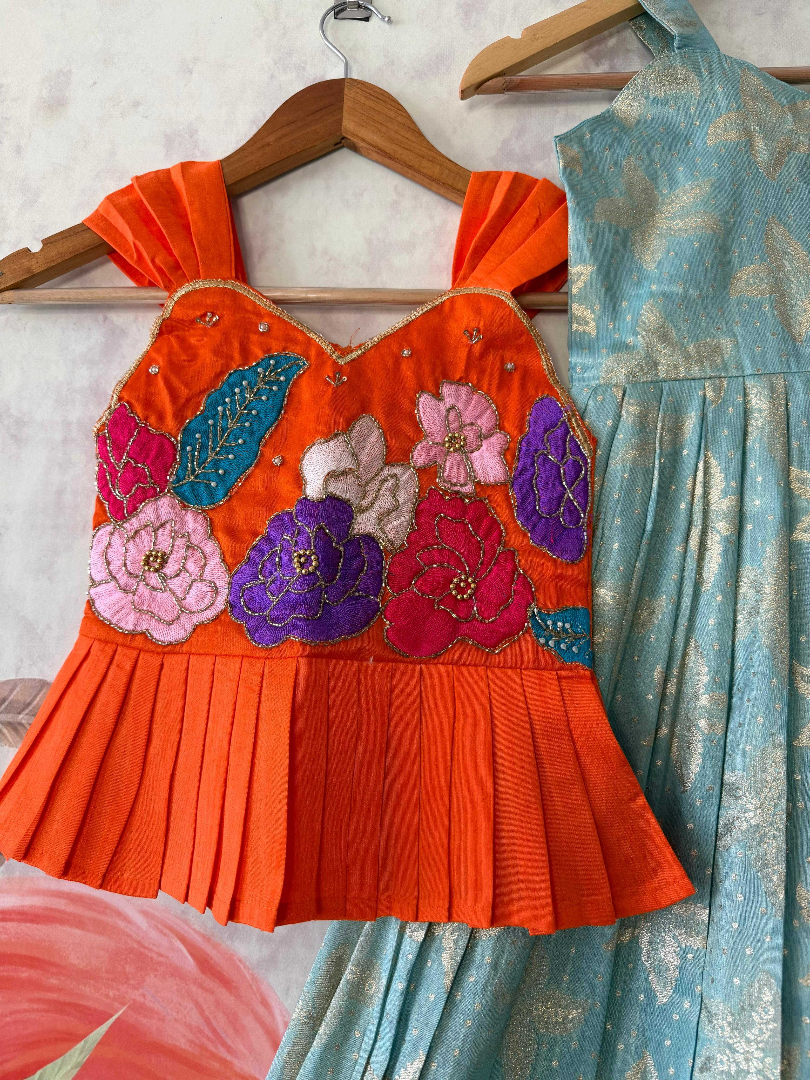 Diya : 2 In One kids Frock 💕