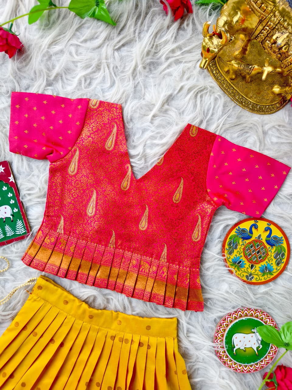 Tulasi : Kids Semi Pattu Lehenga 💕