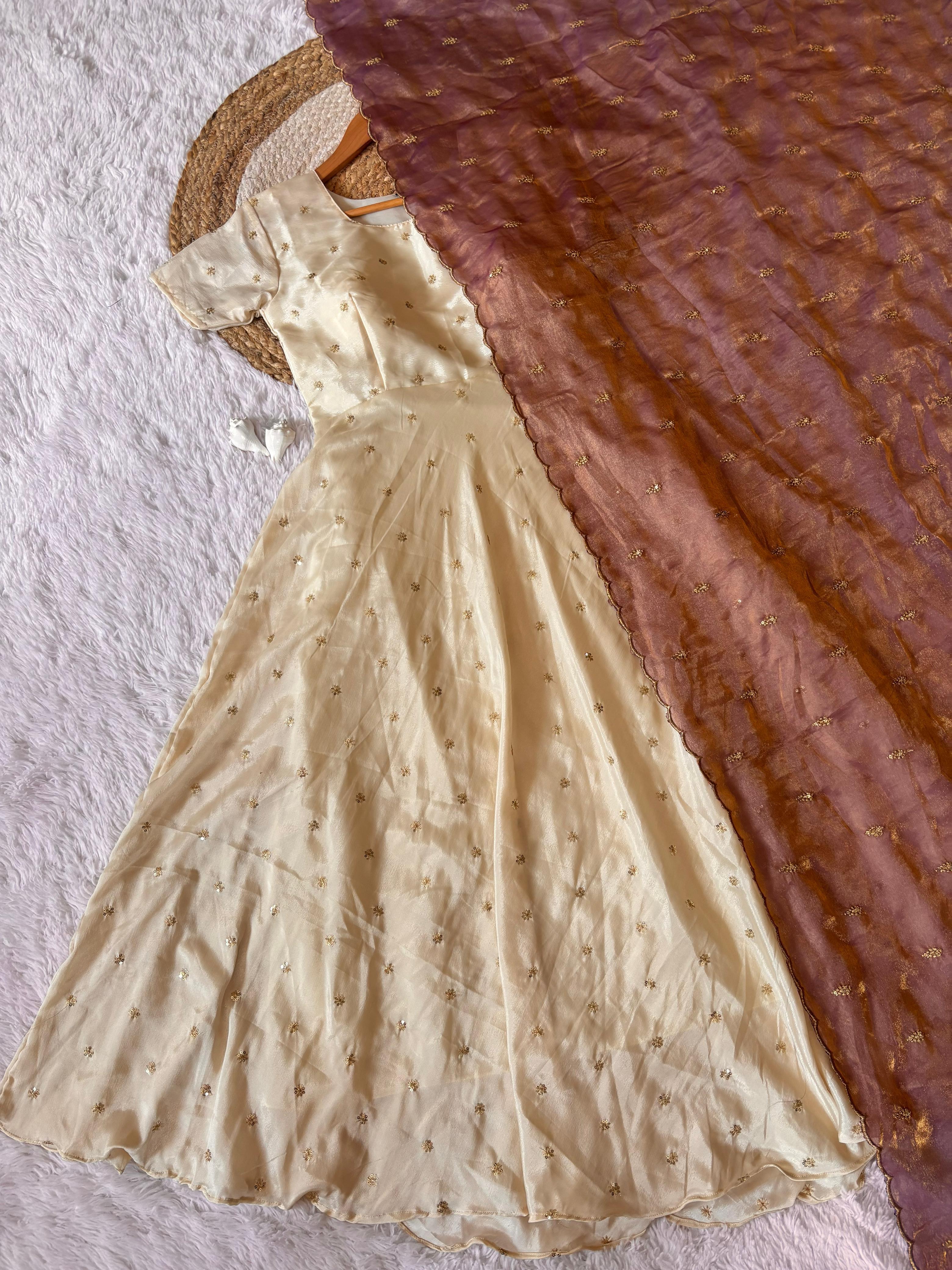 Pretty frock with dupatta