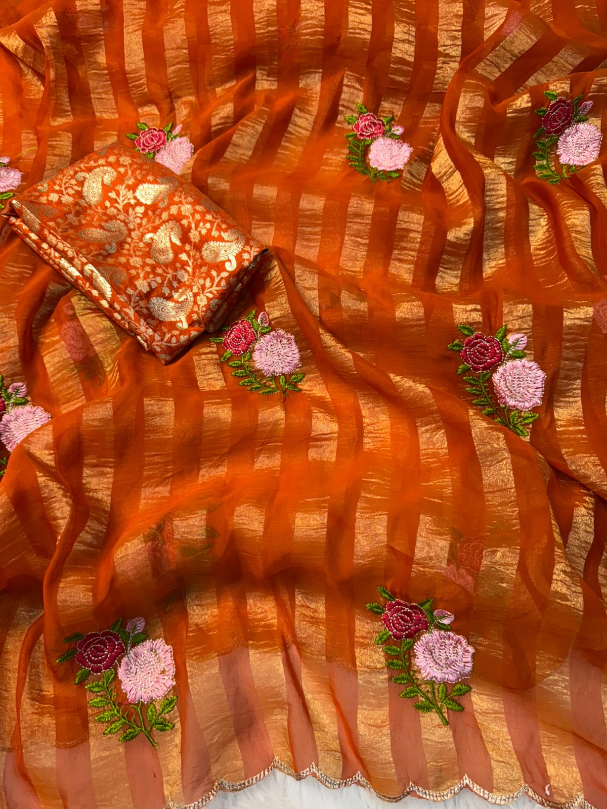 Monah: Pretty Crush silk saree