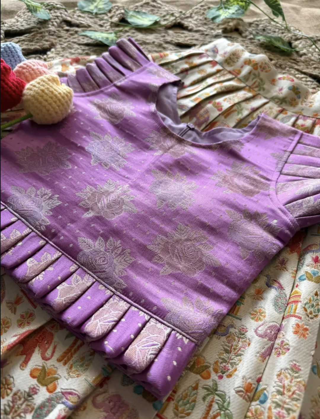 Gaji silk lehenga