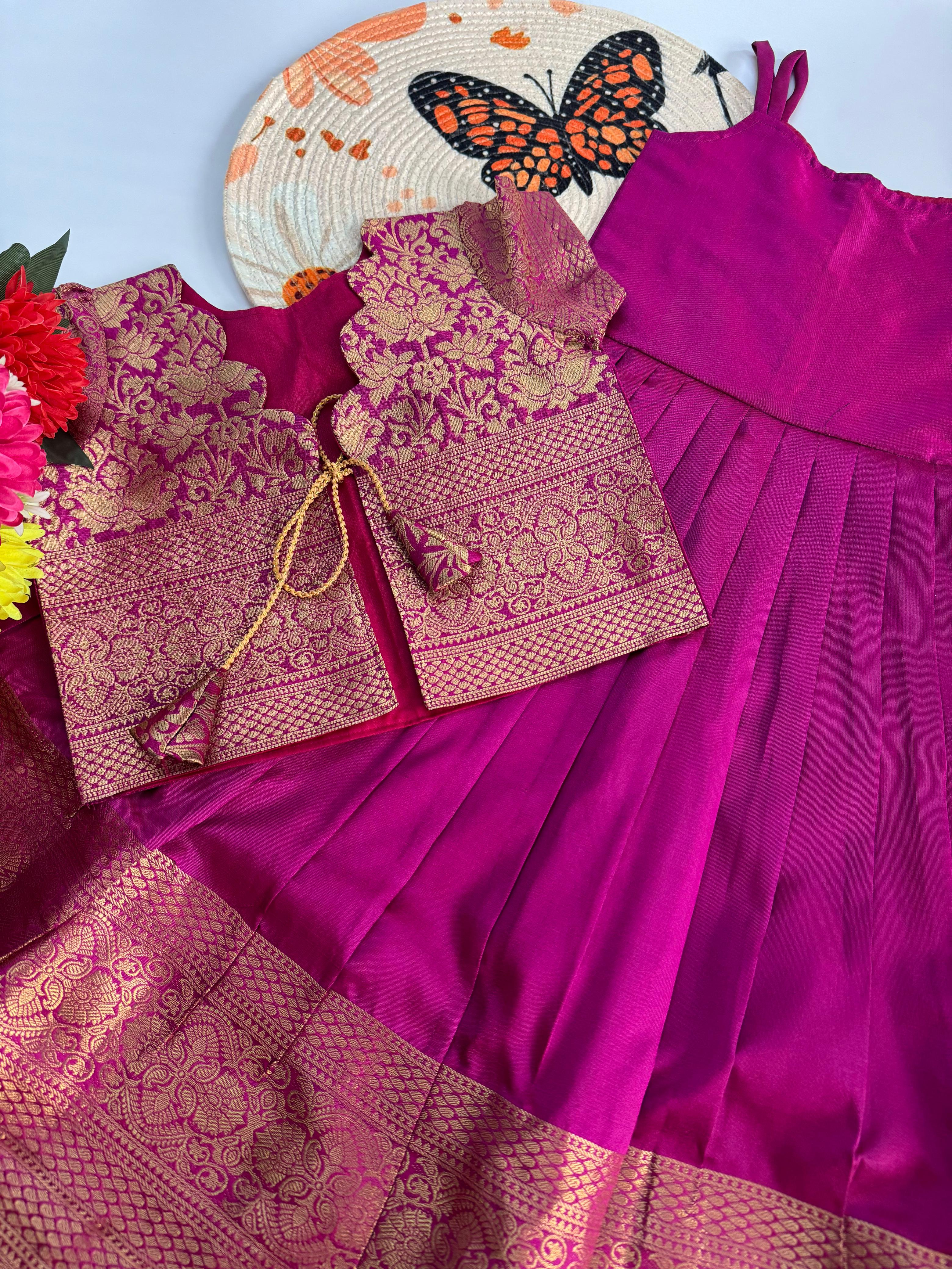 Kids 2 In One traditional frocks 💕